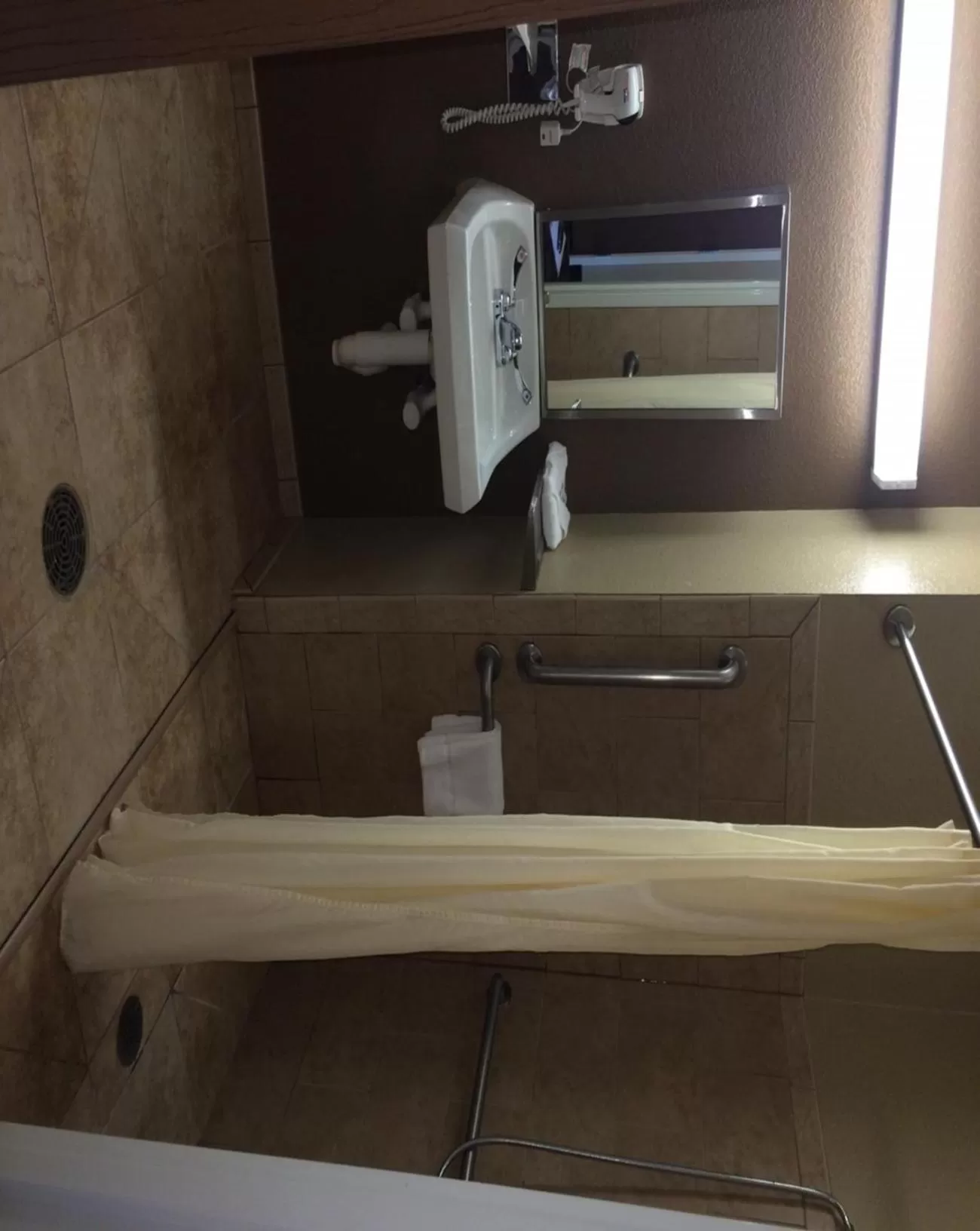 Bathroom in Microtel Inn & Suites Mansfield PA