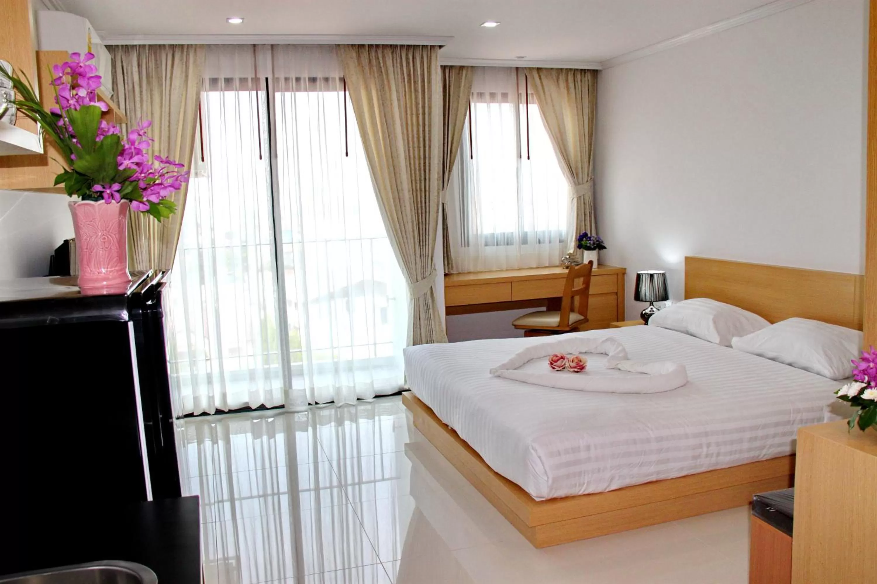 Bed in Diana Garden Resort - SHA Extra Plus