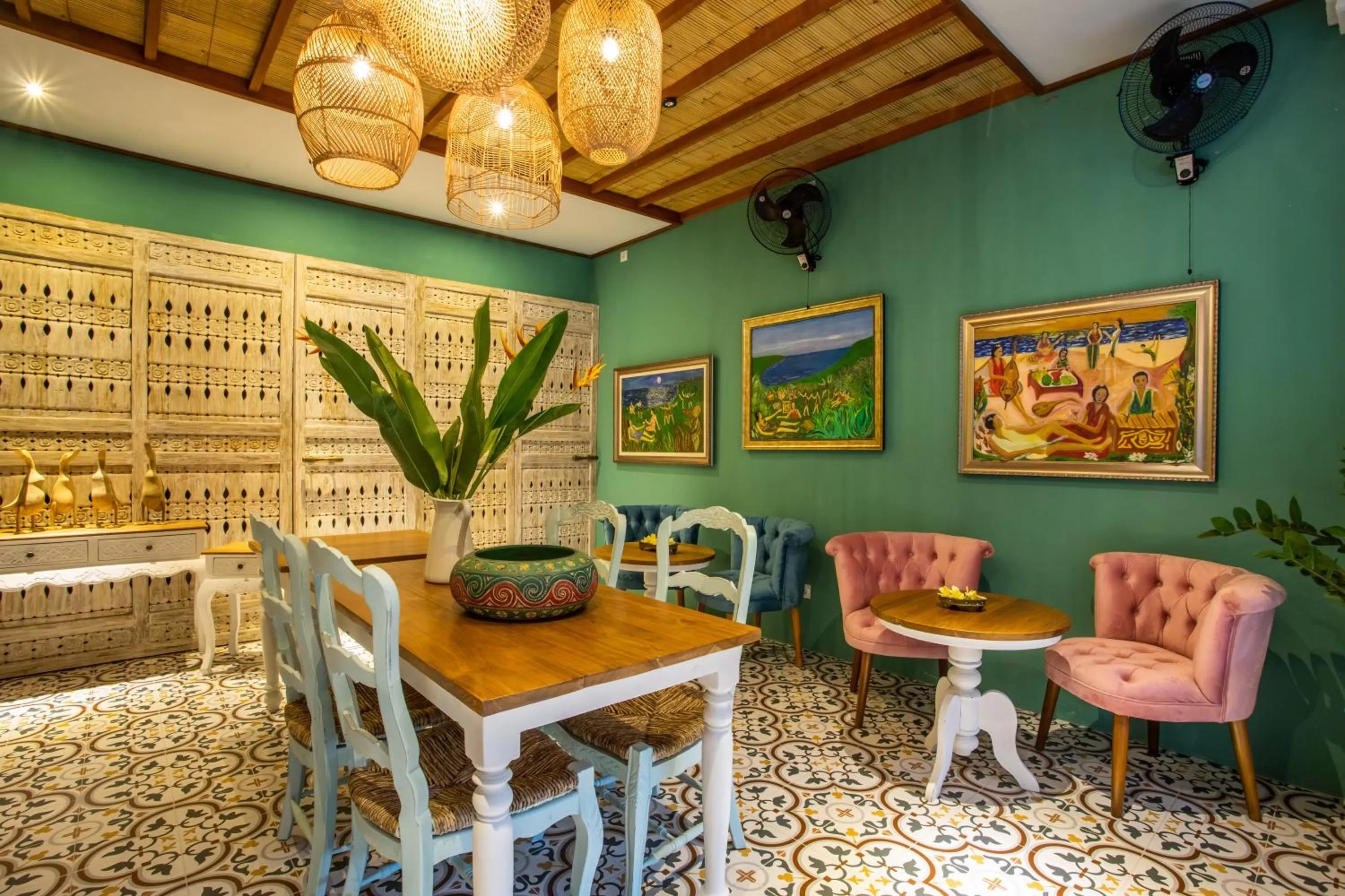 Living room in PinkPrivate Sanur - for Cool Adults Only