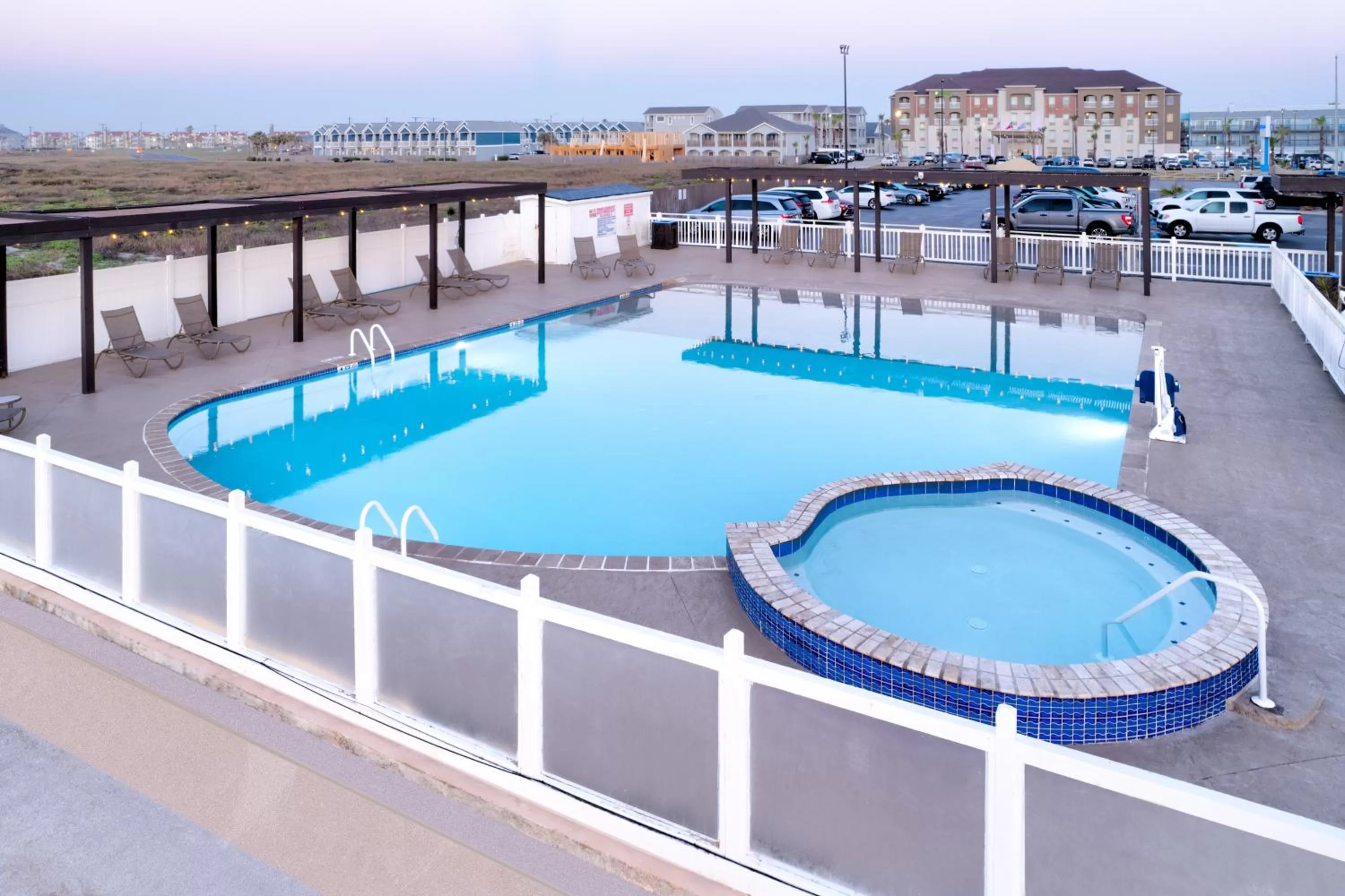 Swimming pool in Wyndham Corpus Christi Resort North Padre Island