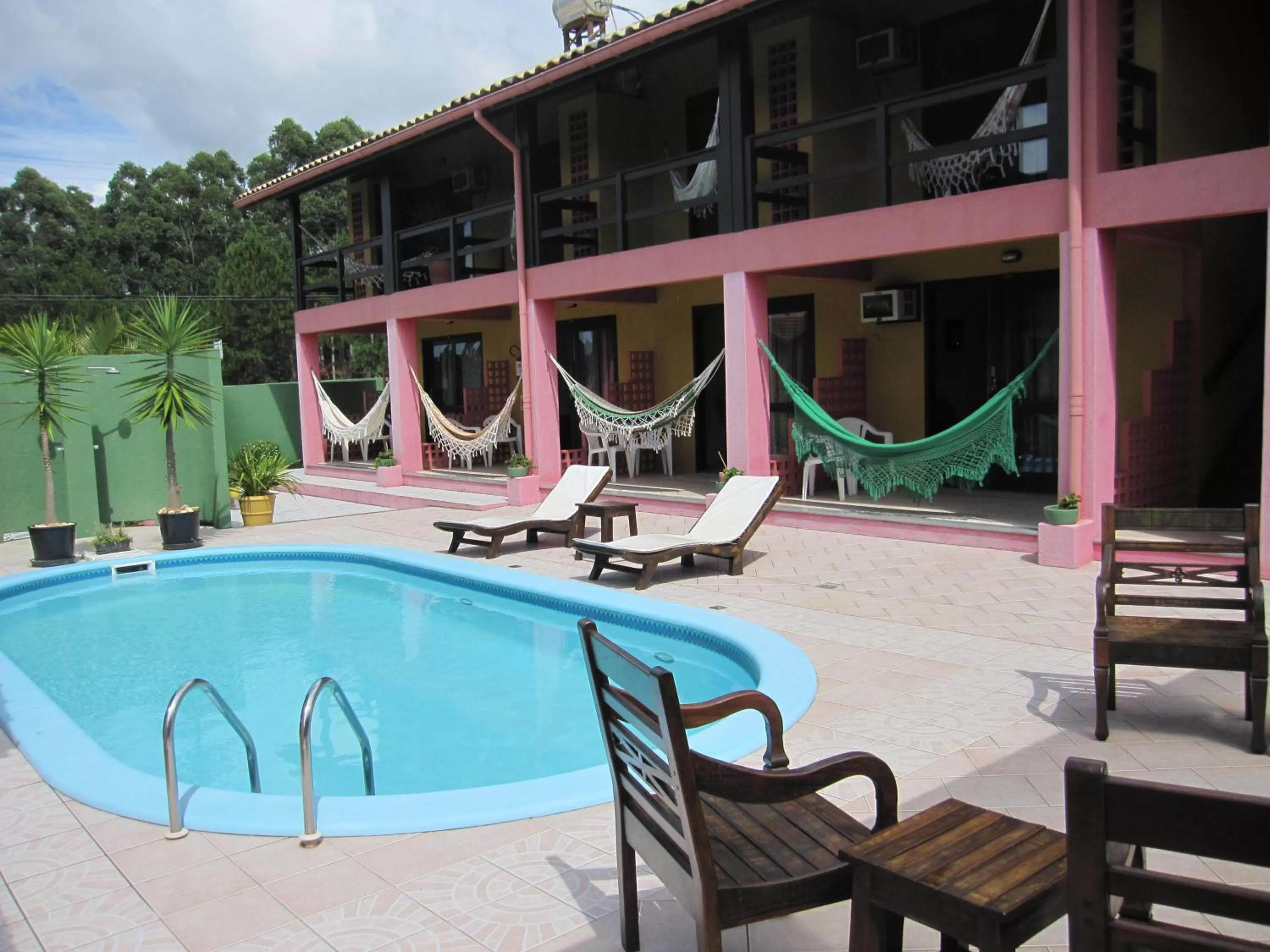Balcony/Terrace in Pousada Vento Sul