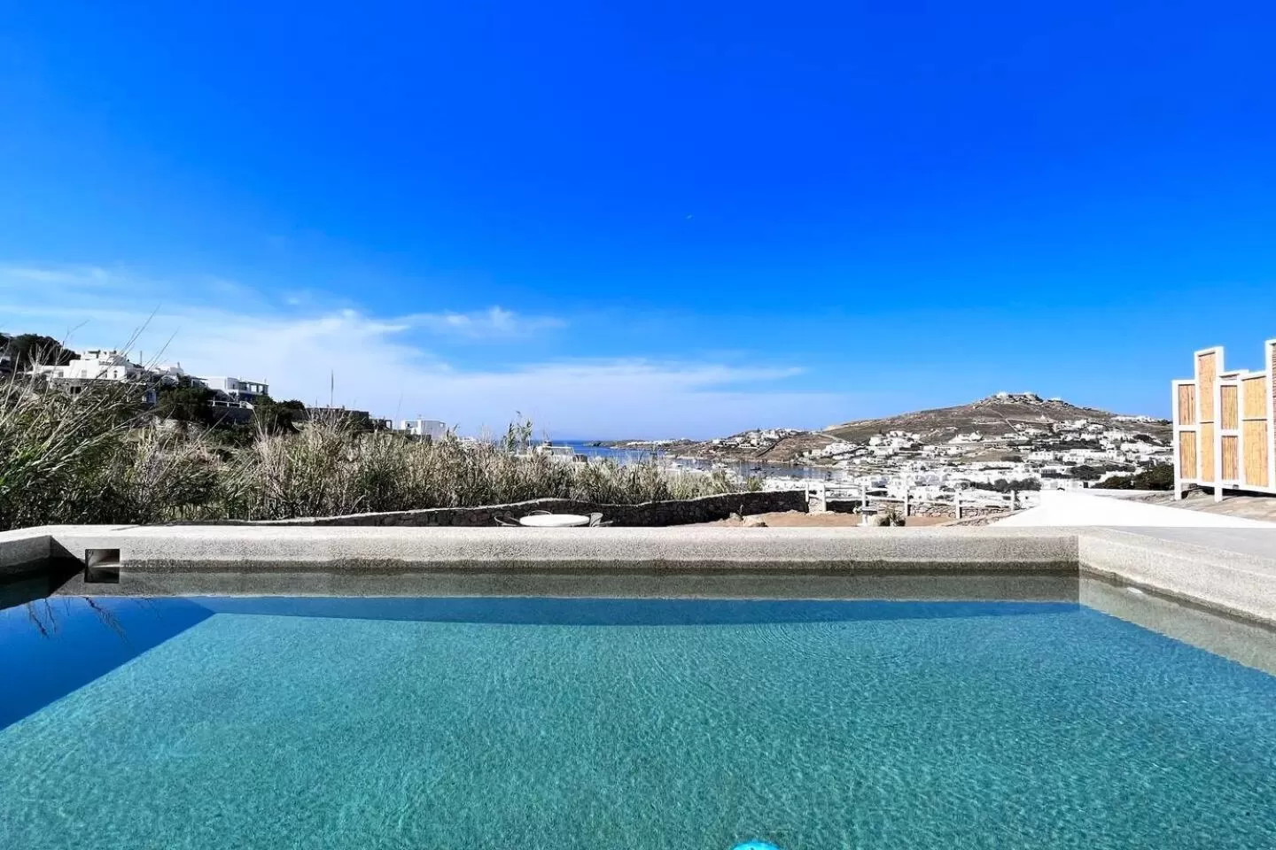 Pool view in Amperian Mykonos Suites & Villas