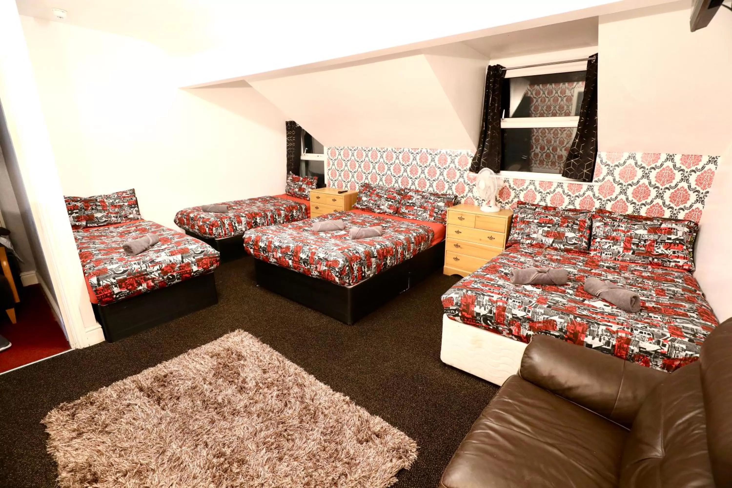 Bed in Blackpool Central Hotel