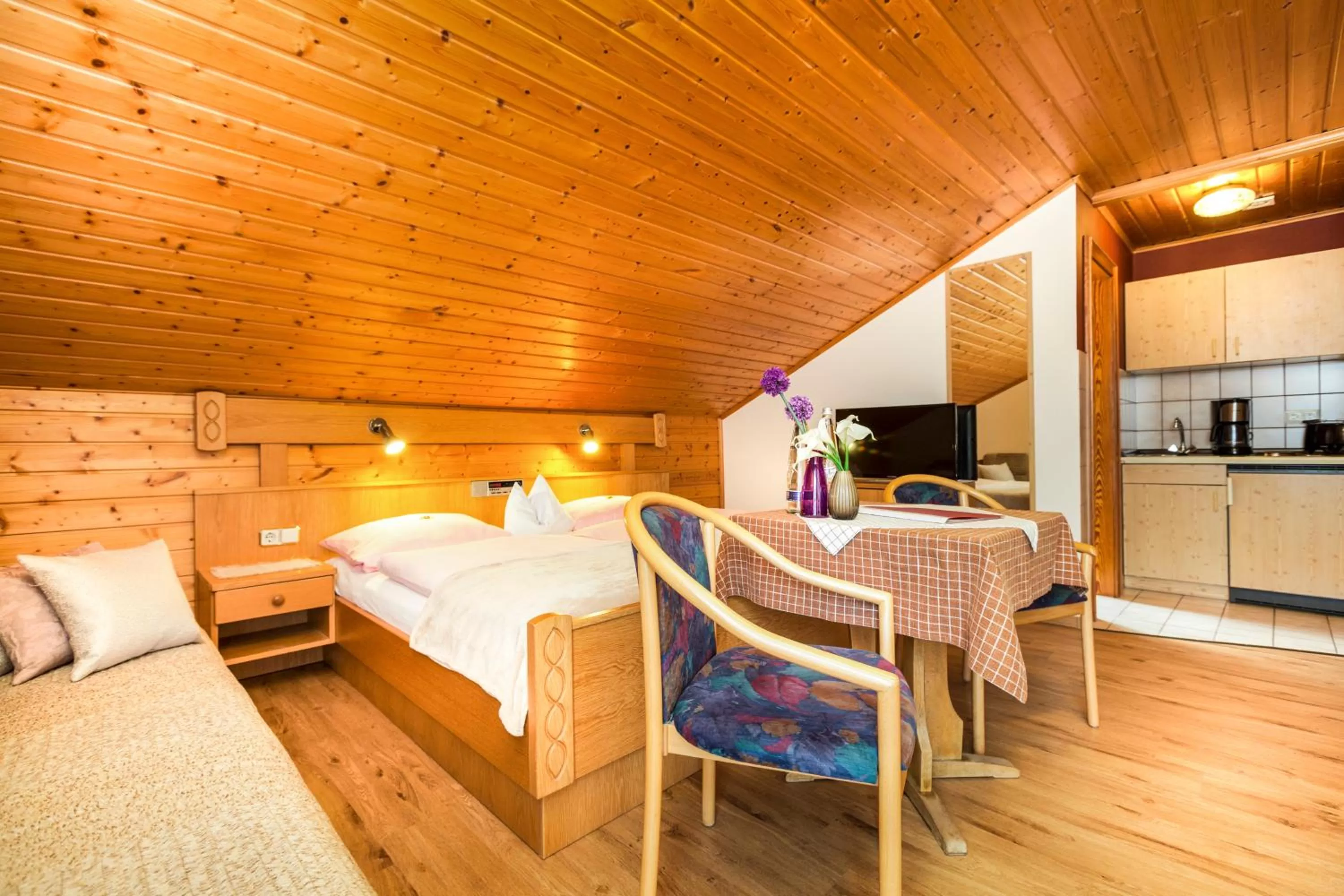 Bed in Genusshotel Hohenbogen