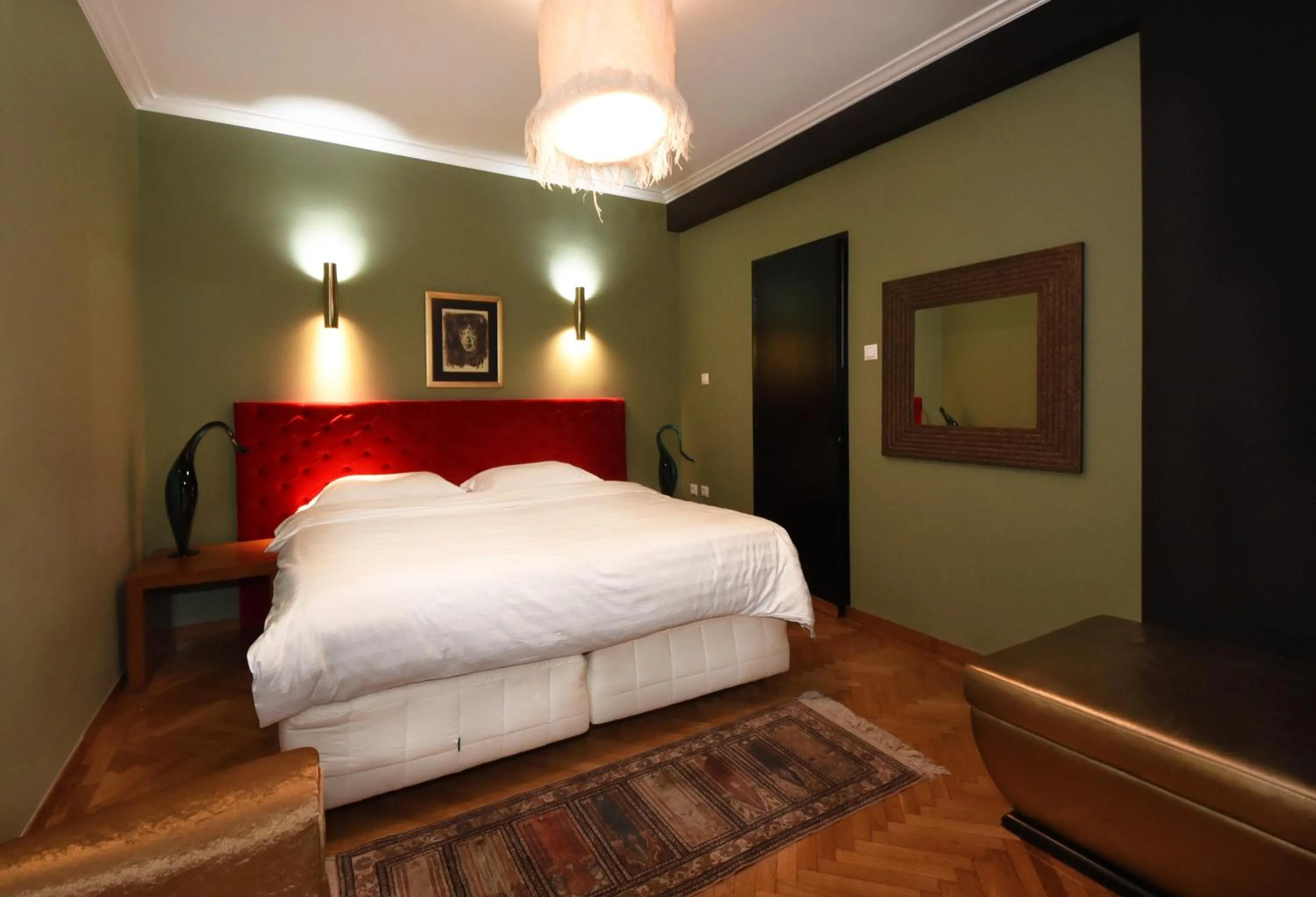 Shower, Bed in Andromeda Suites