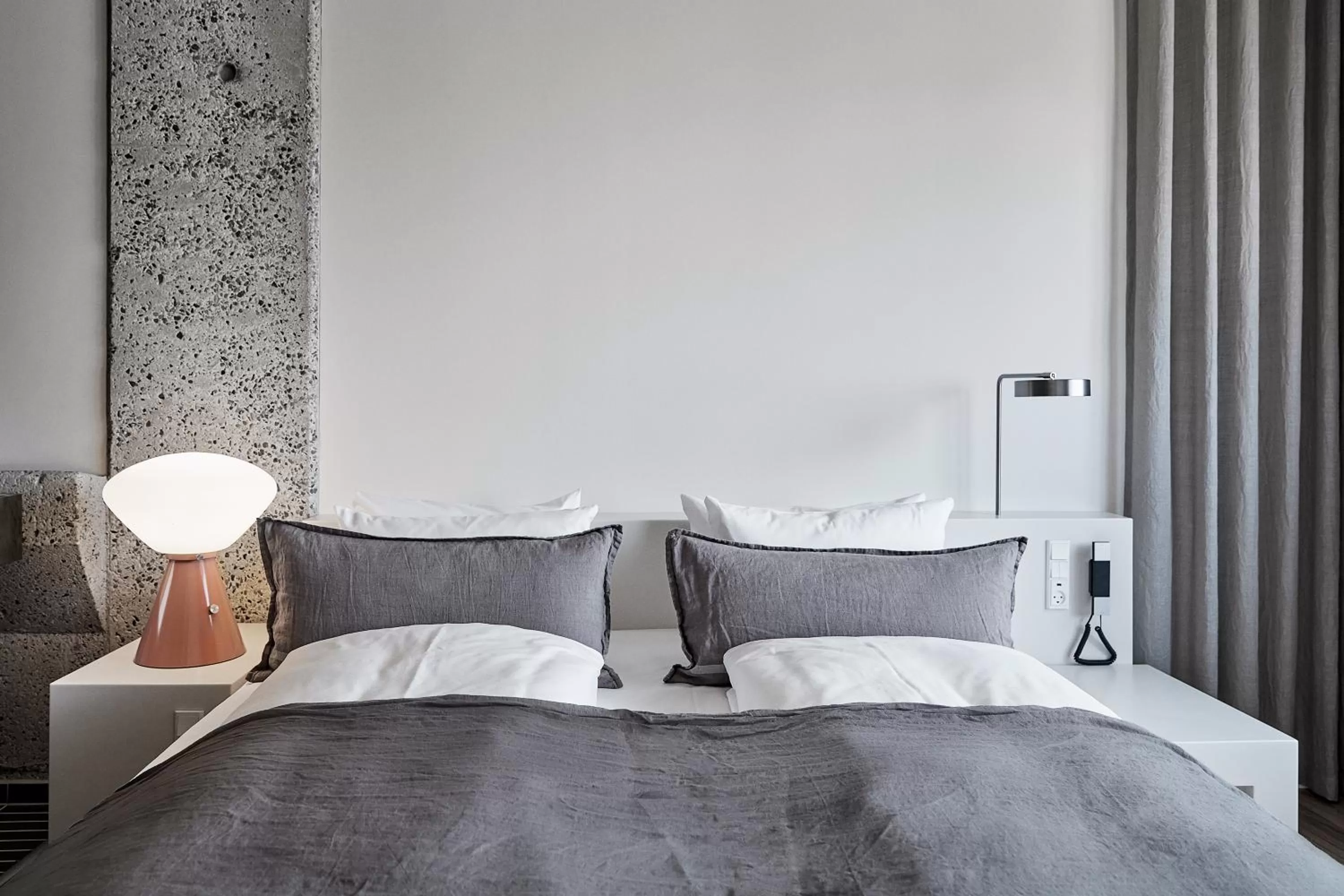 Bed in Hotel Ottilia