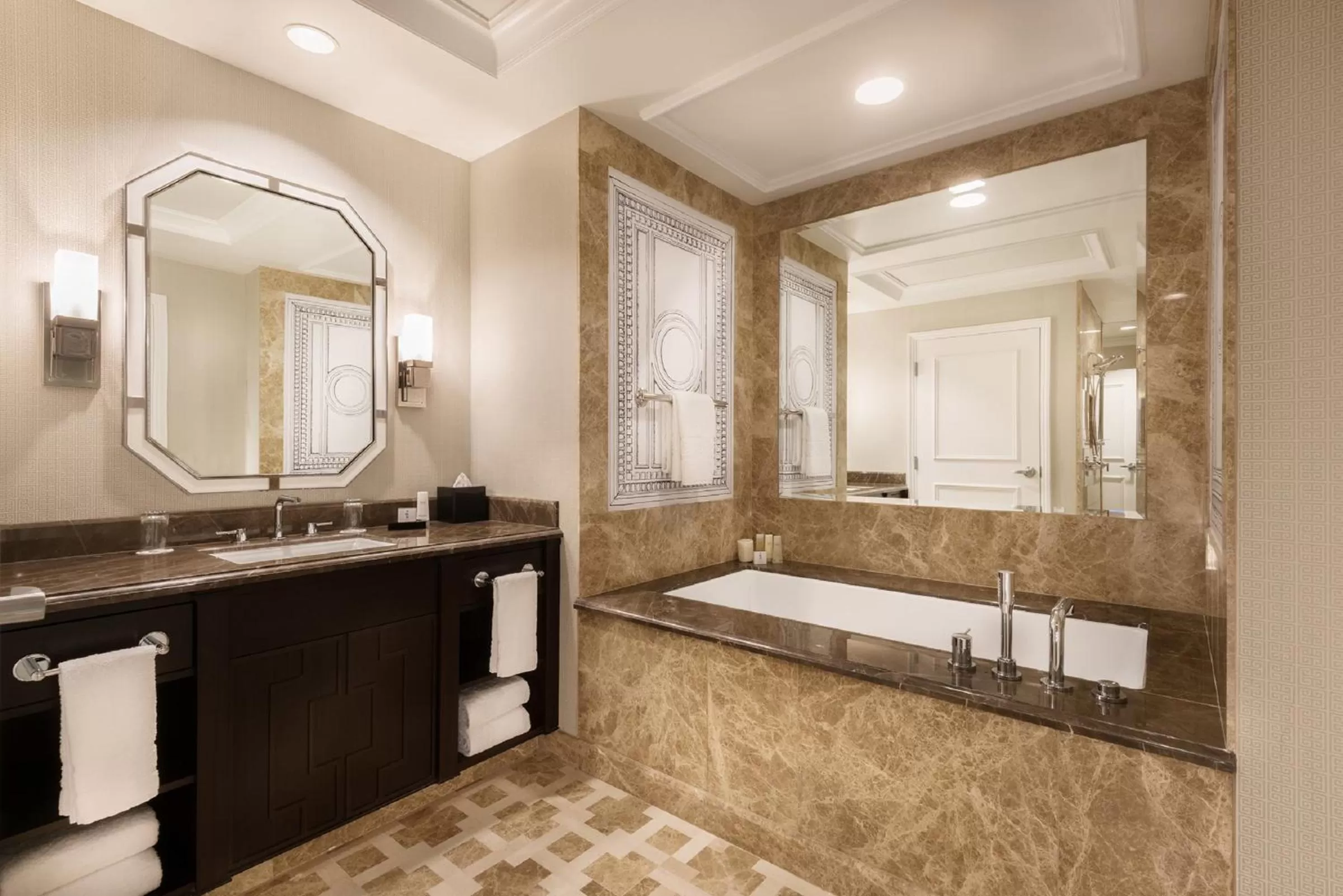 Bathroom in Caesars Palace Hotel & Casino