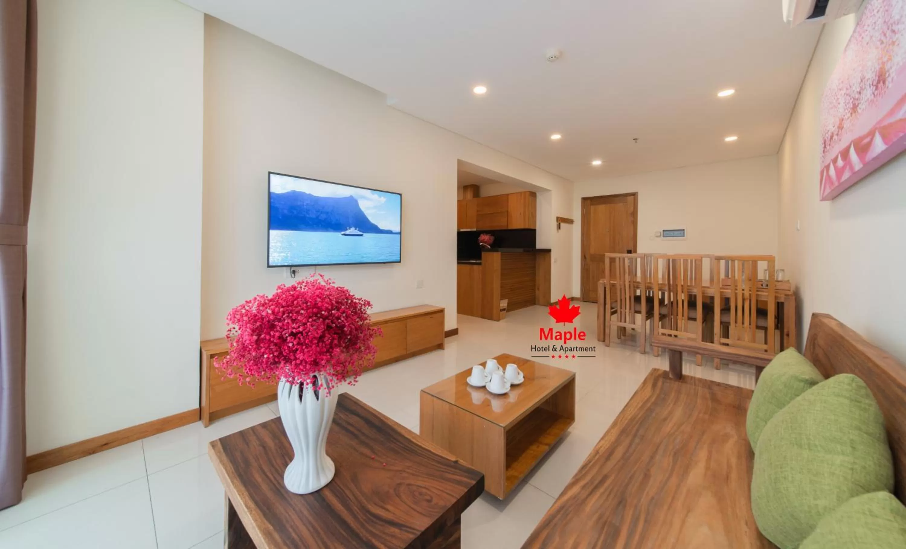 Living room in Maple Hotel & Apartment