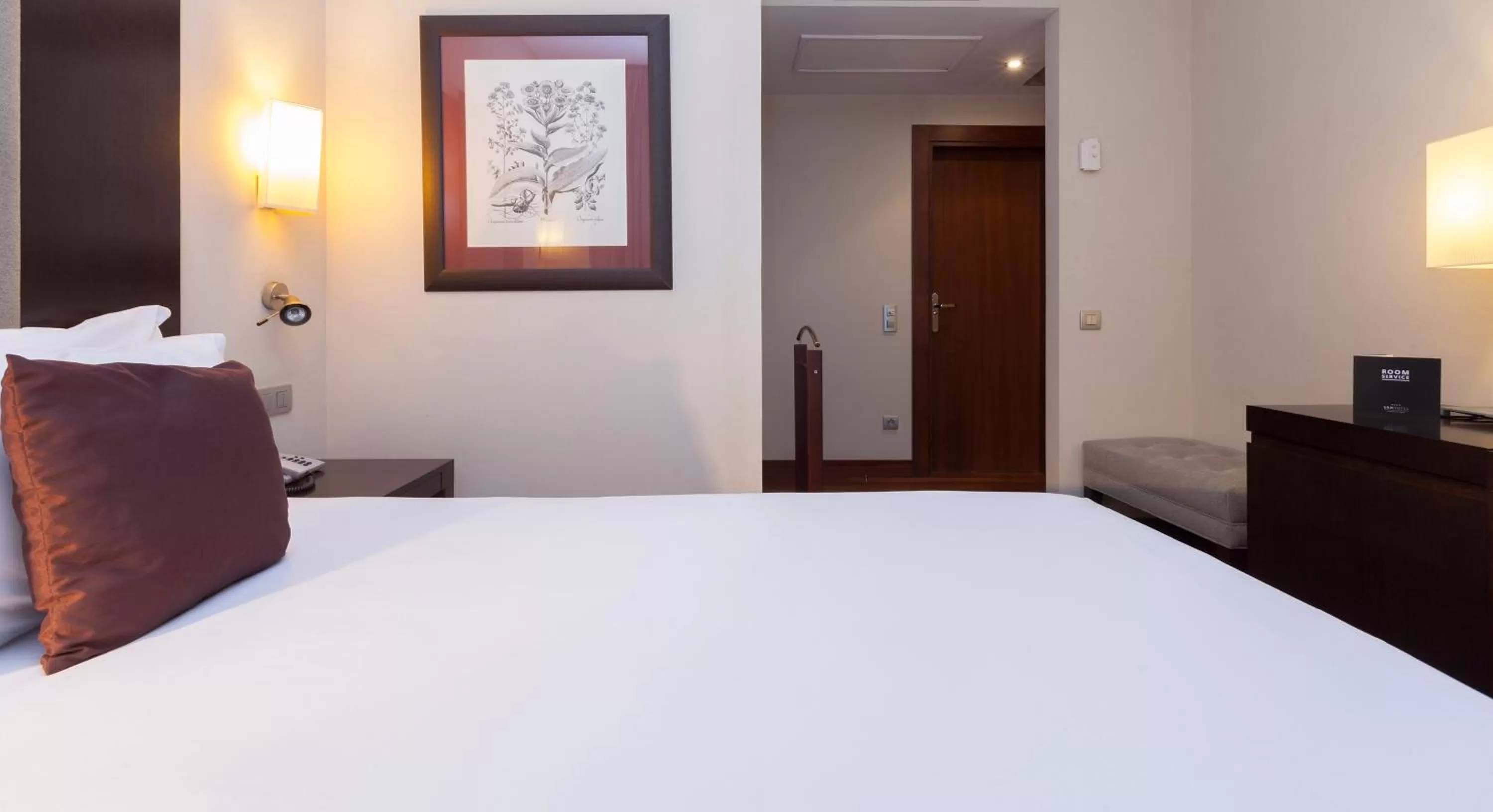 Bed in Hotel URH Palacio de Oriol