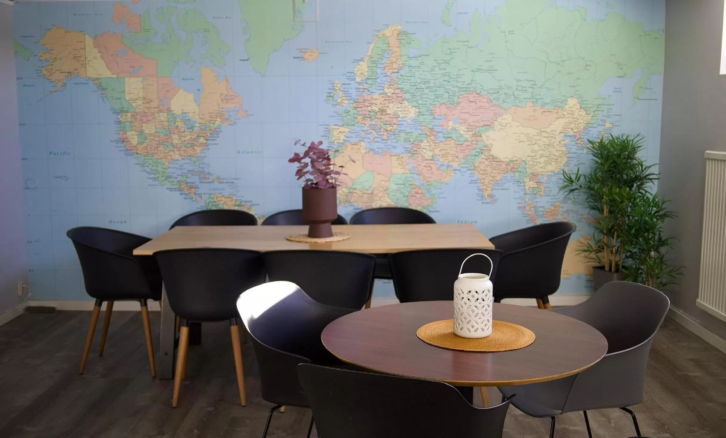 Dining area in STF Malmfältens Folkhögskola