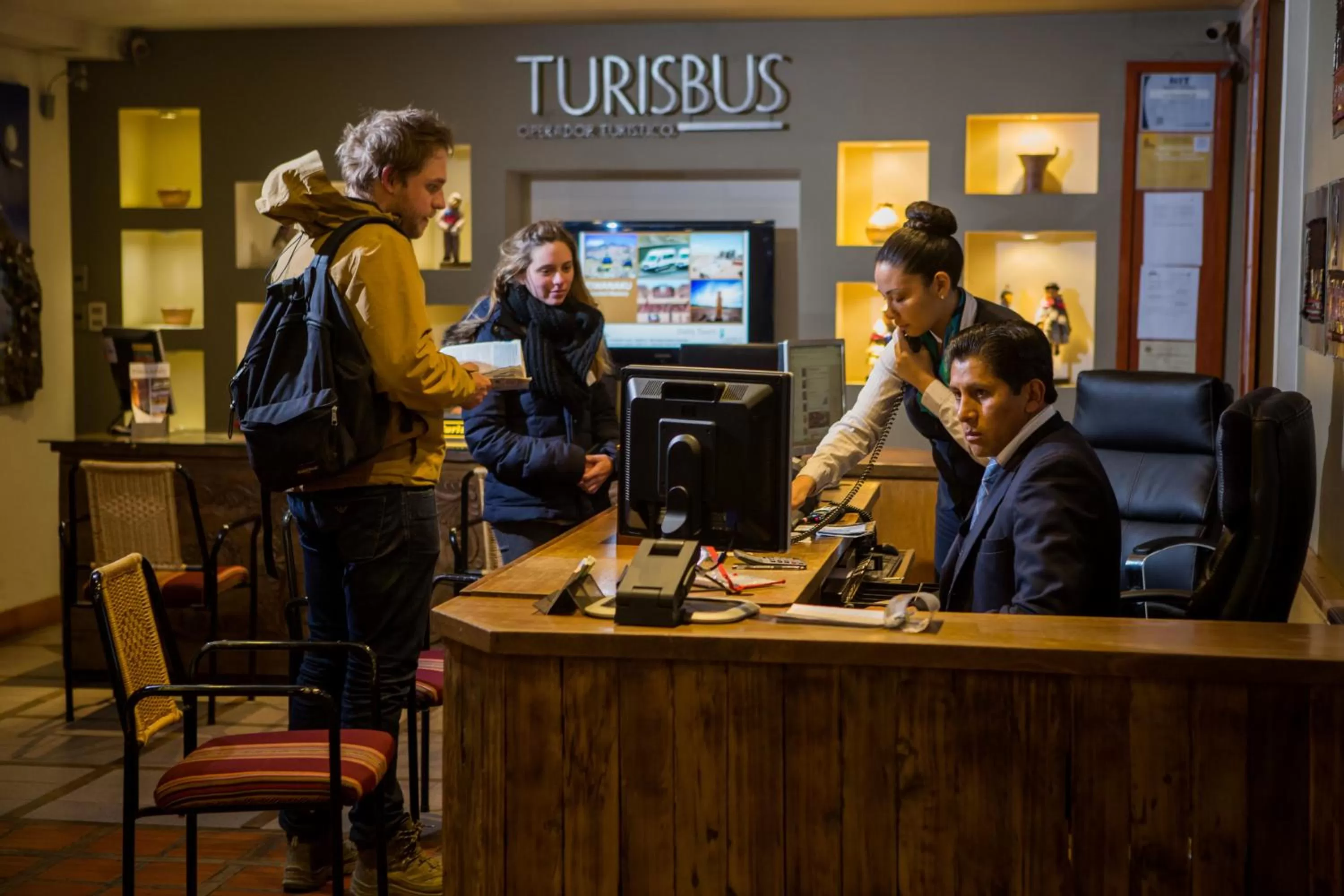 Lobby or reception in Hotel Rosario La Paz
