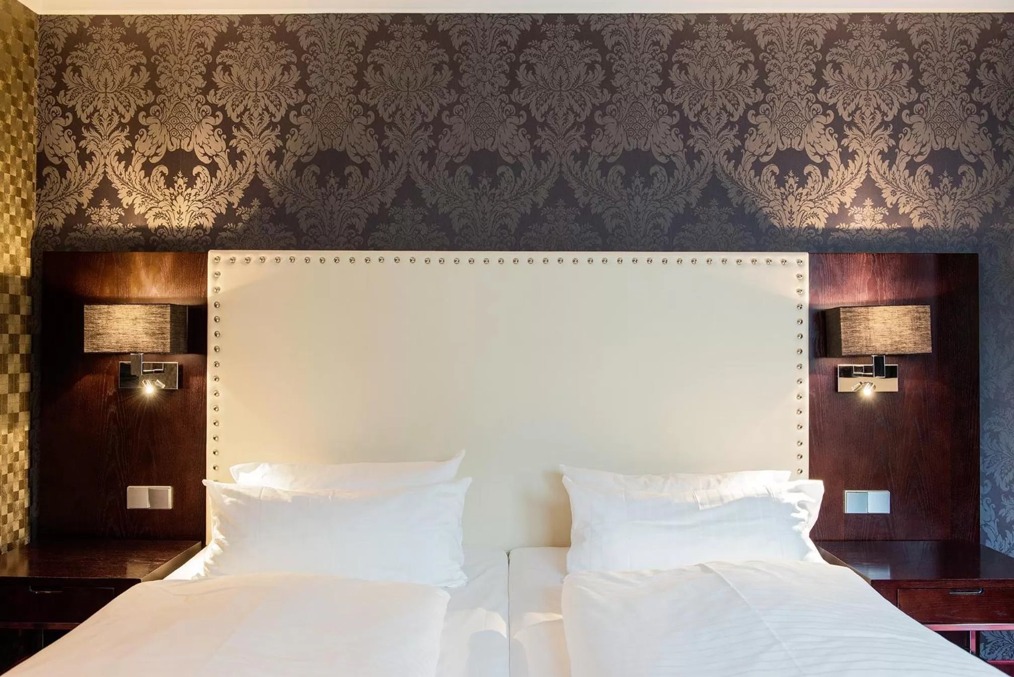 Decorative detail, Bed in Hotel Haverkamp