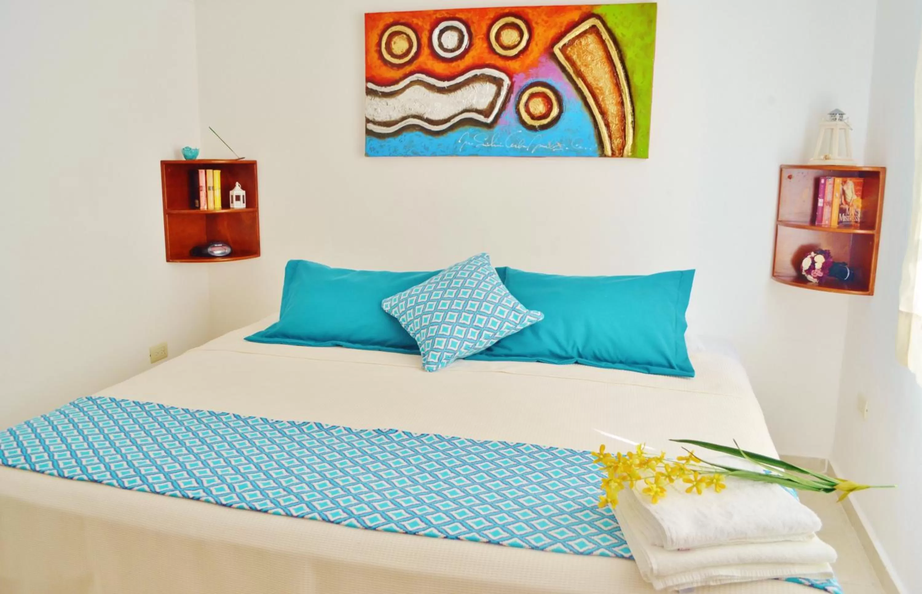 Bed in Corales Suites