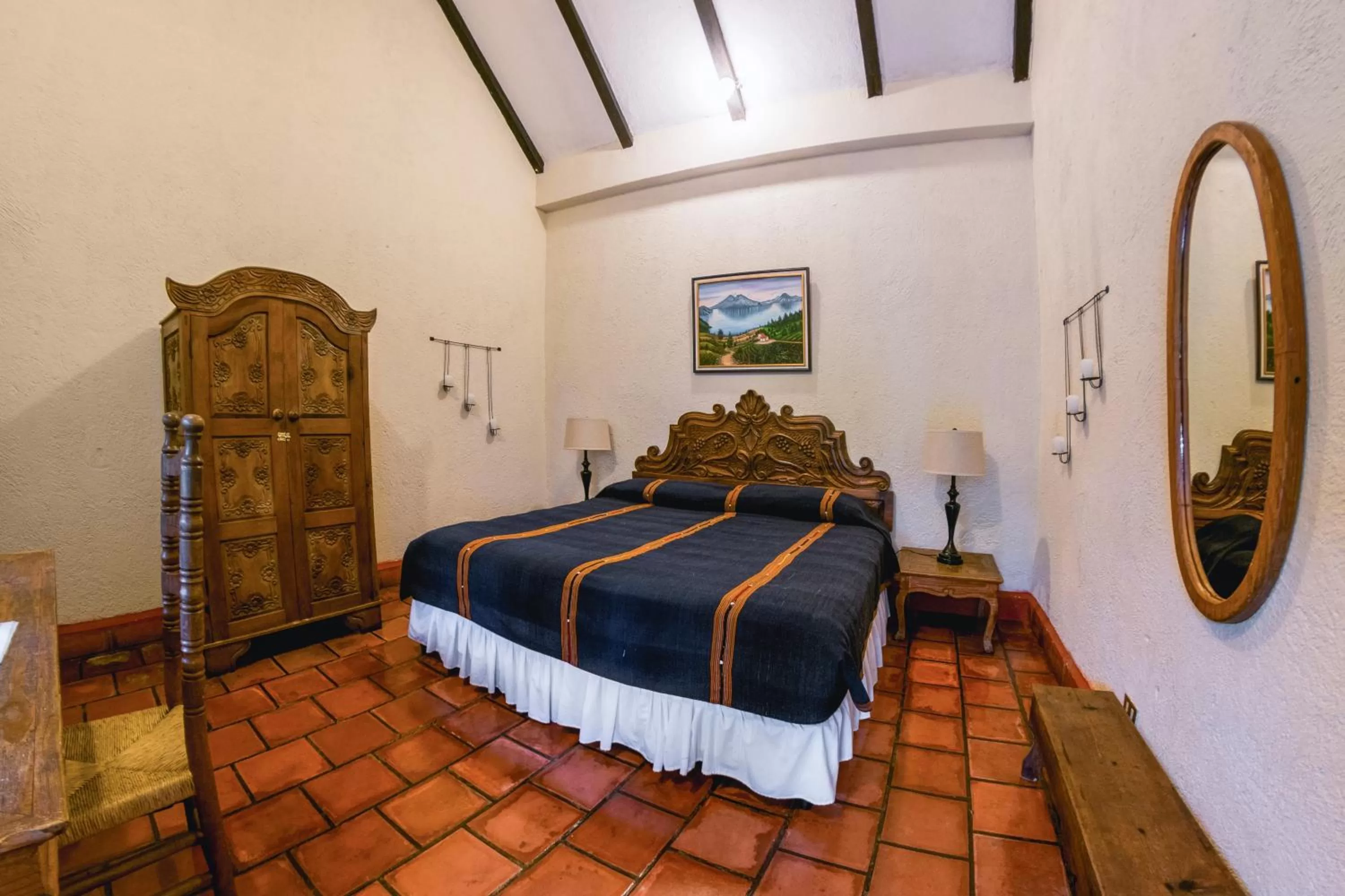 Bed in Hotel Toliman