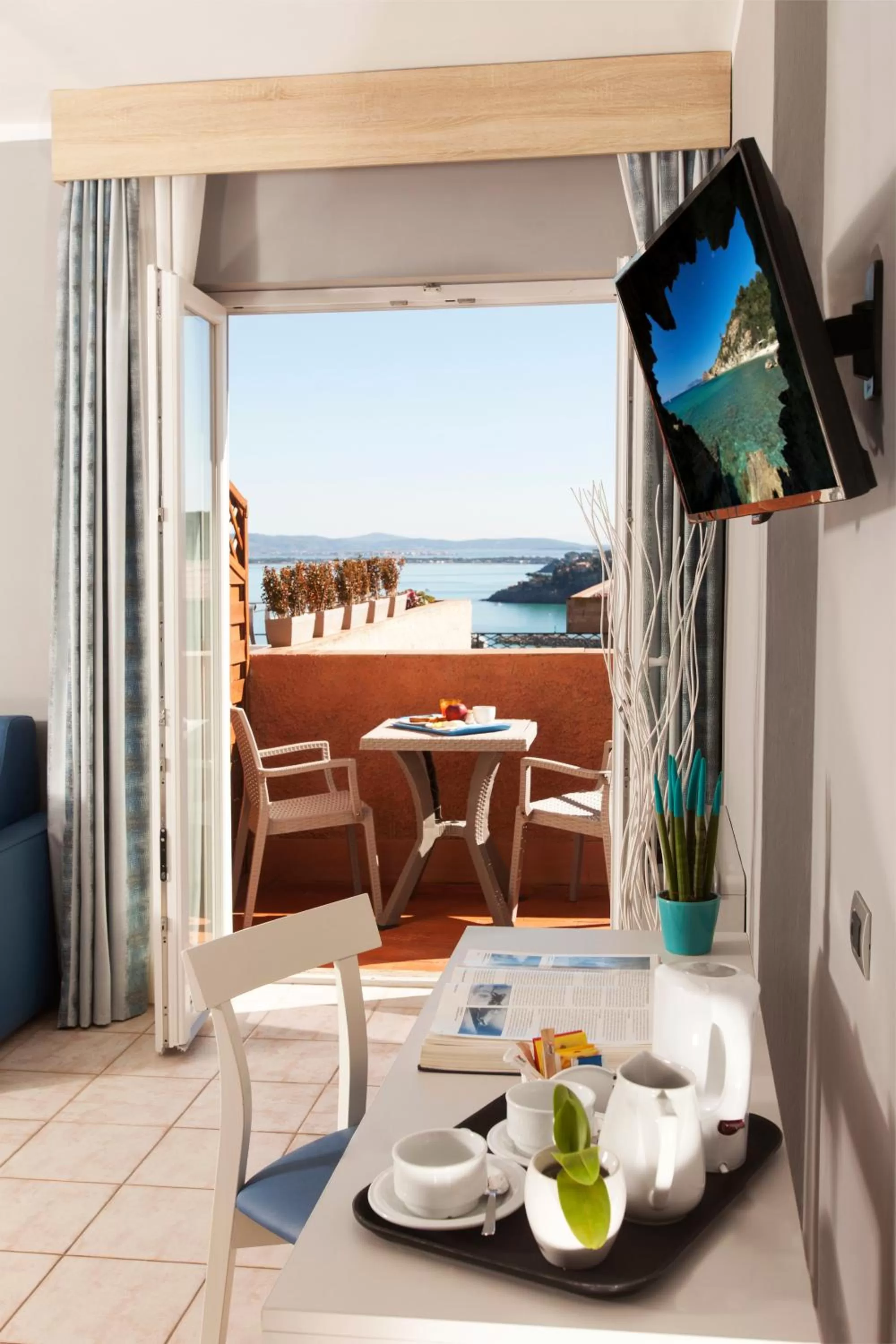 Sea view in Bike&Boat Argentario Hotel