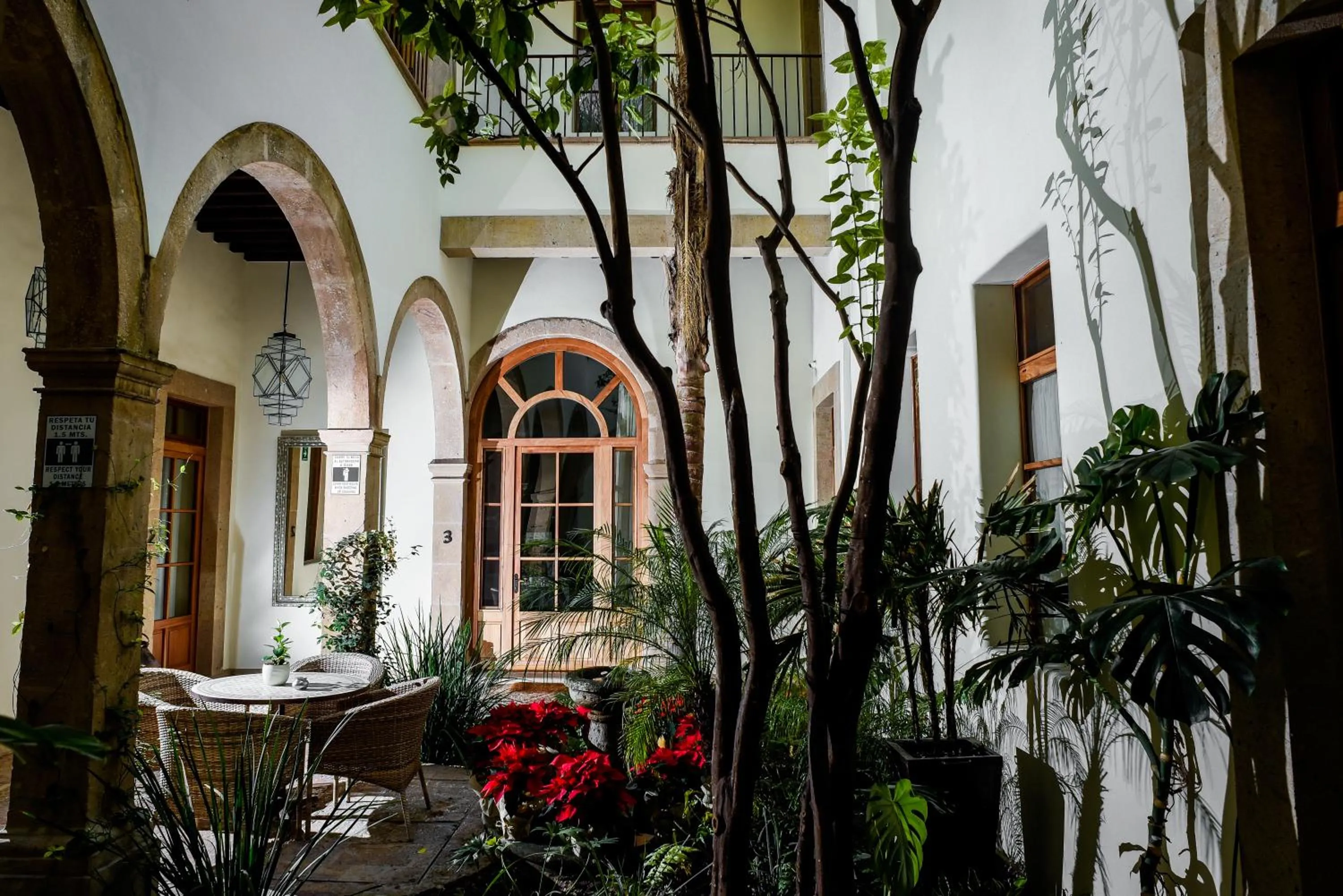 Patio in Hotel Casa Blanca 7