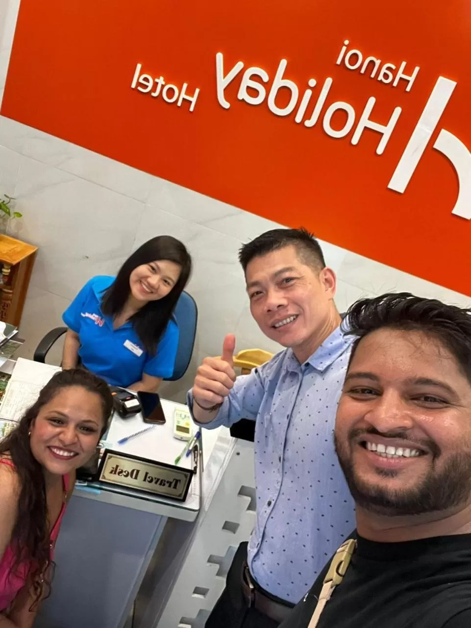 Staff in Hanoi Holiday Hotel