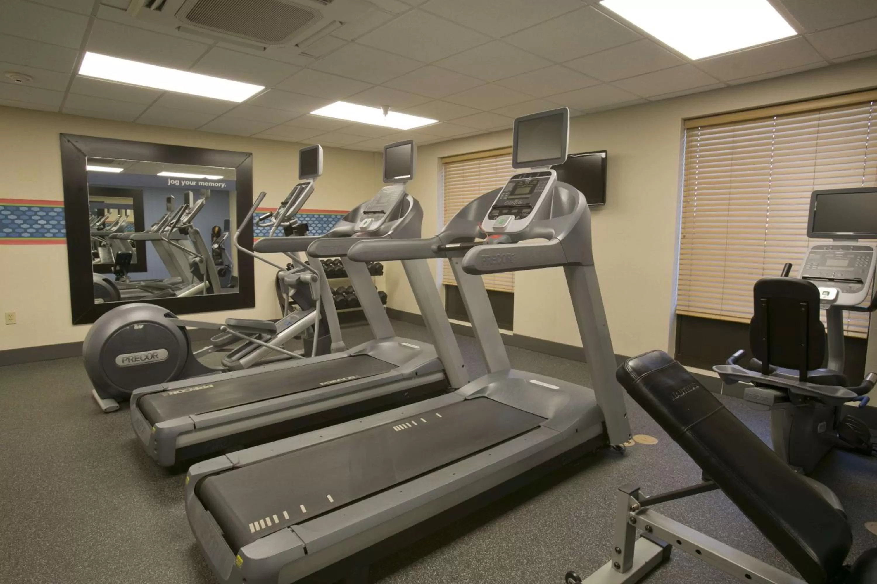 Fitness centre/facilities in Hampton Inn & Suites Wiggins