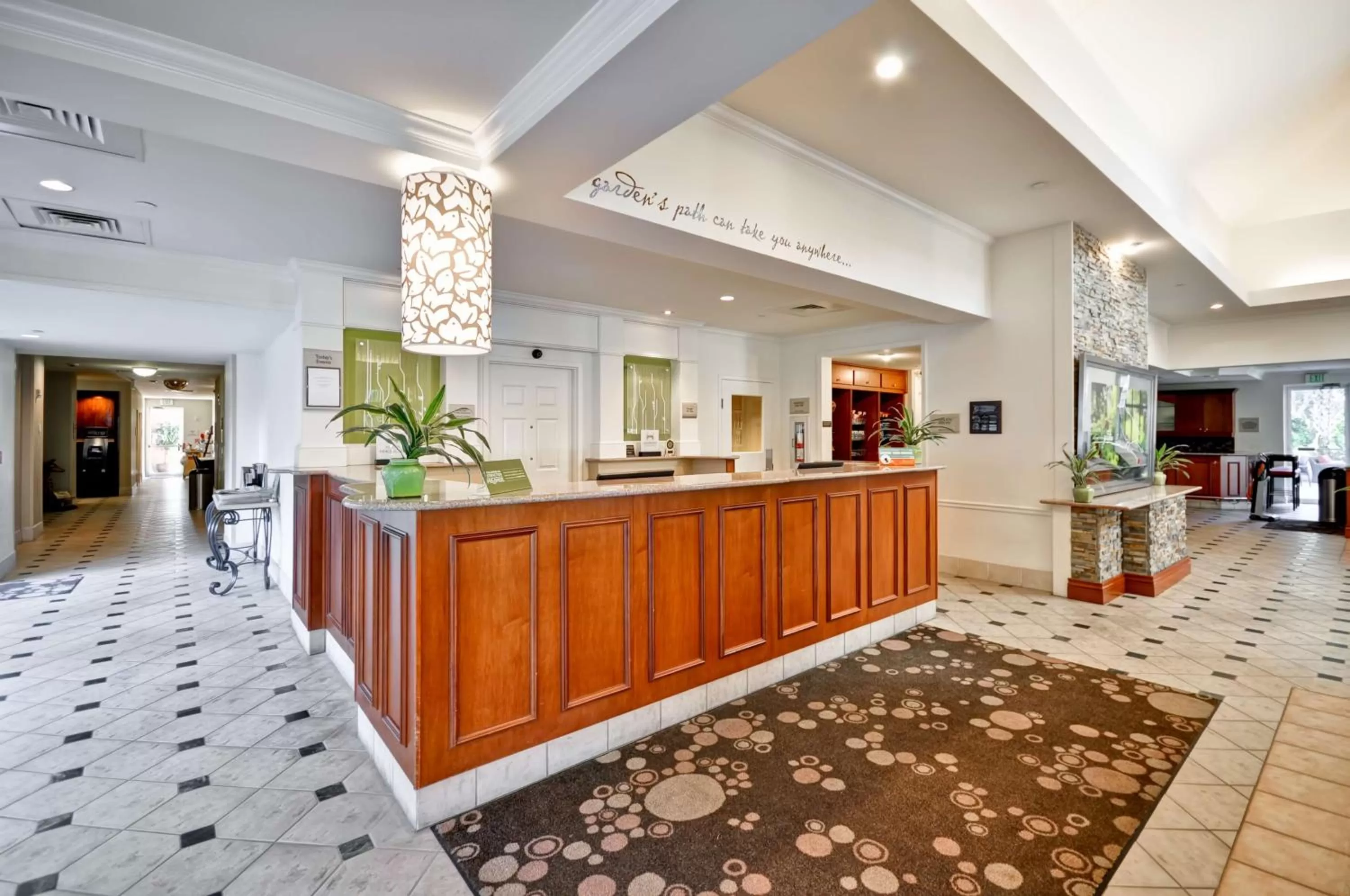Lobby or reception in Hilton Garden Inn Tampa North