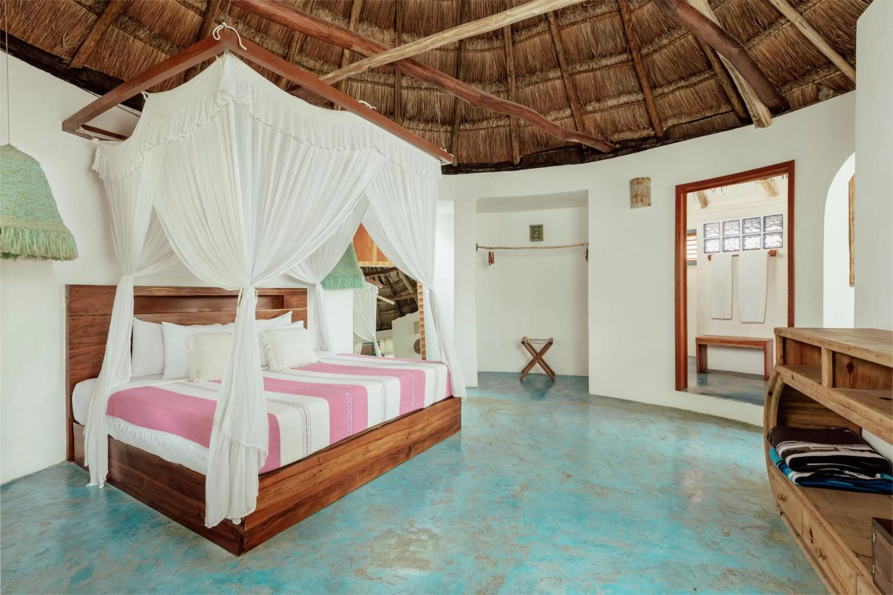 Bed in Dos Ceibas Tulum - Feel Good Hotel
