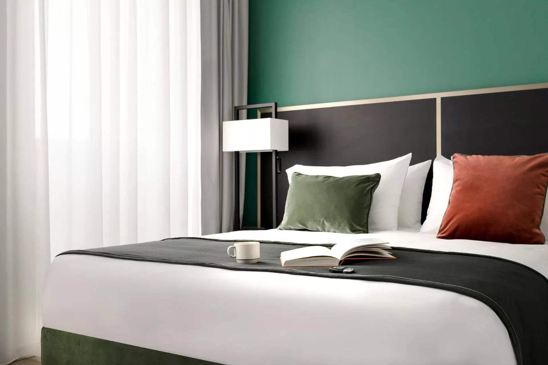 Bed in Habita79 Hotel Pompeii - MGallery Collection