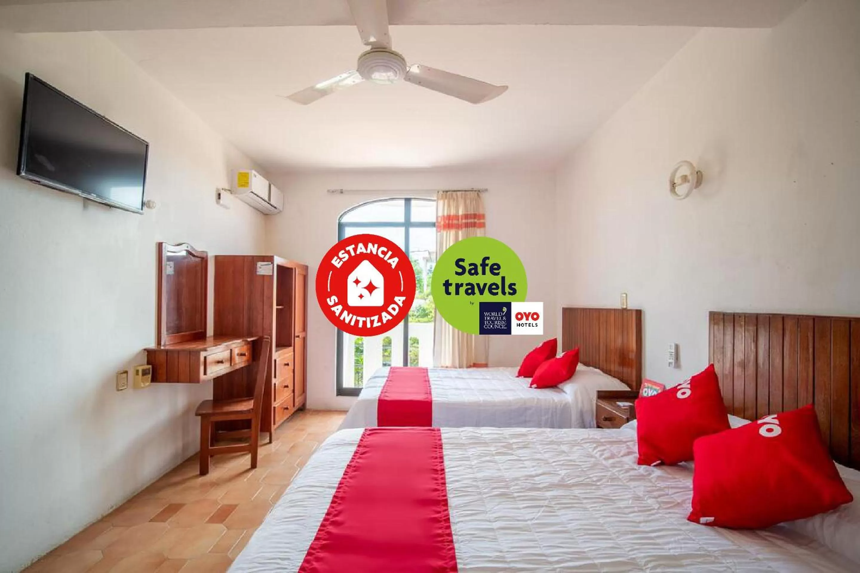 Bedroom in OYO Hotel Arena Surf, Puerto Escondido