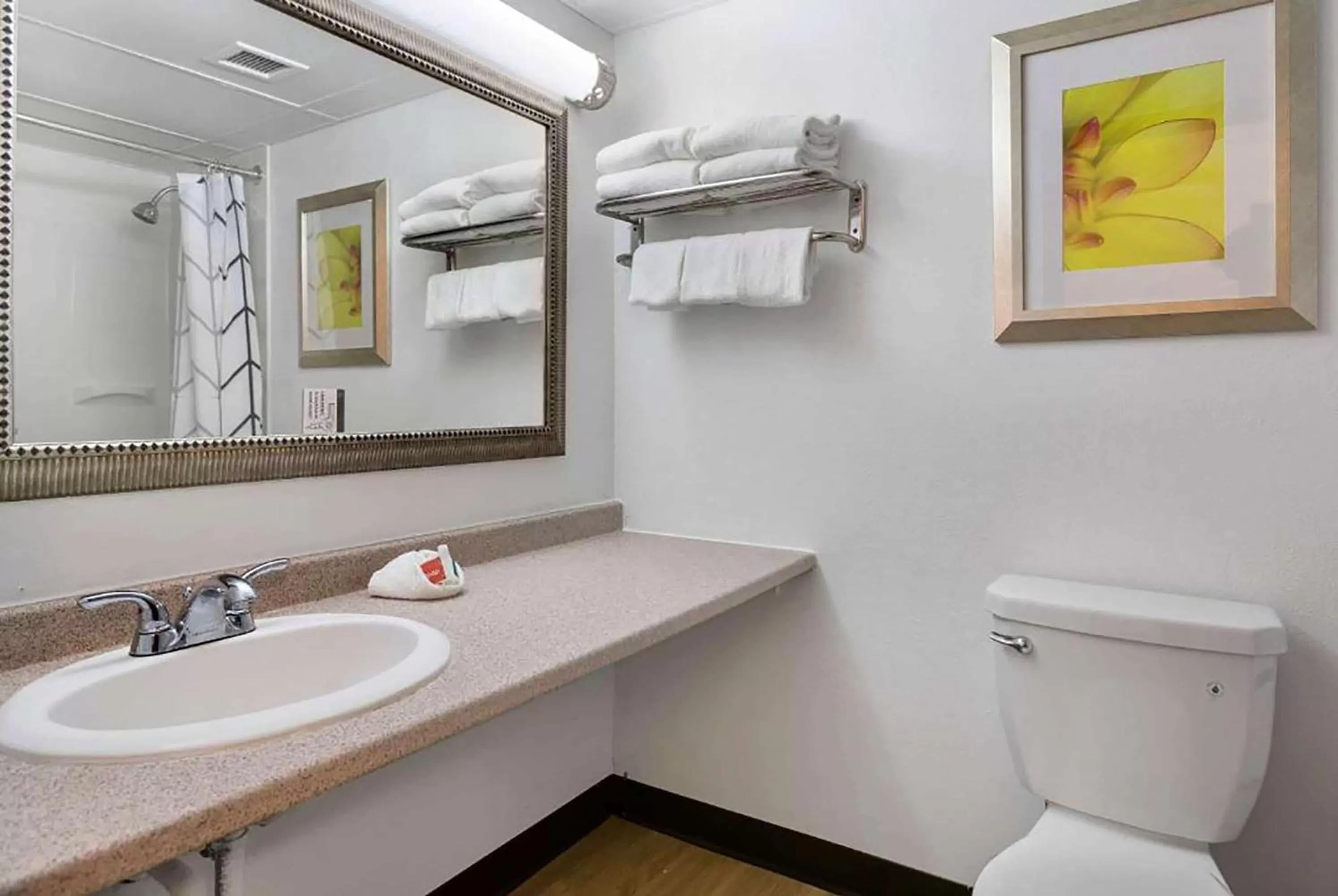 Bathroom in Days Inn by Wyndham Erie