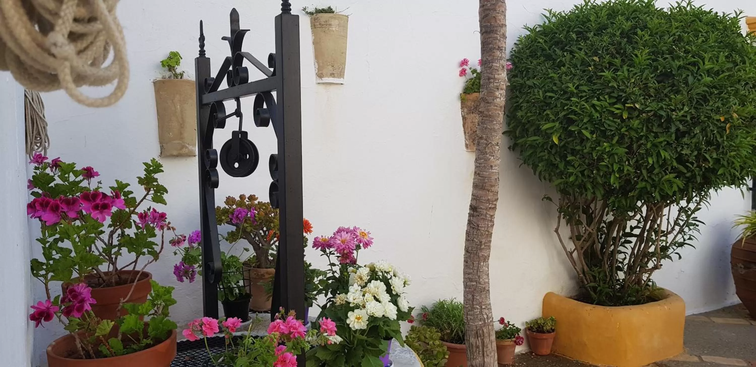 Balcony/Terrace in Hacienda El Santiscal Adults Only