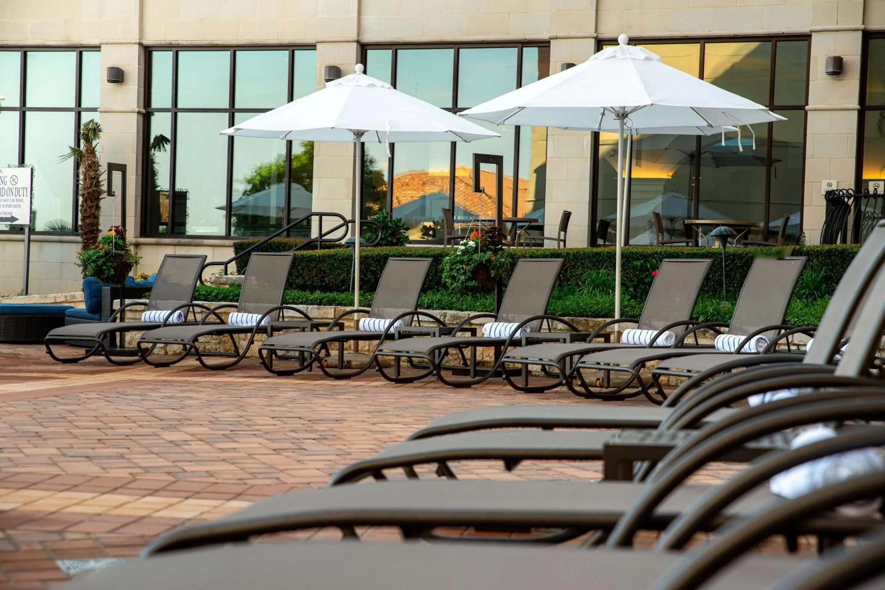 Pool view in Hilton Dallas/Rockwall Lakefront Hotel