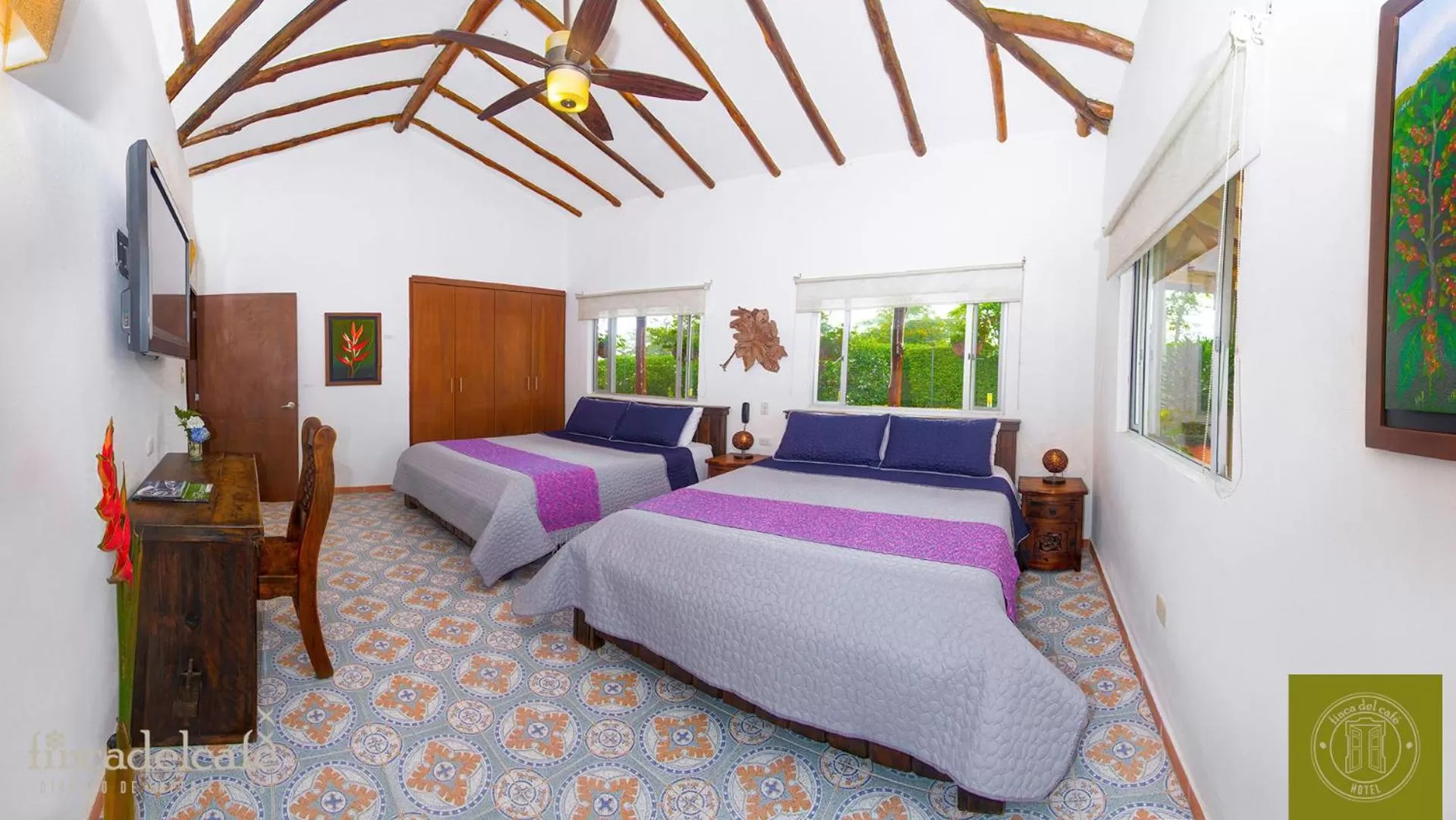 Bed in Finca del Café - Casa Typica