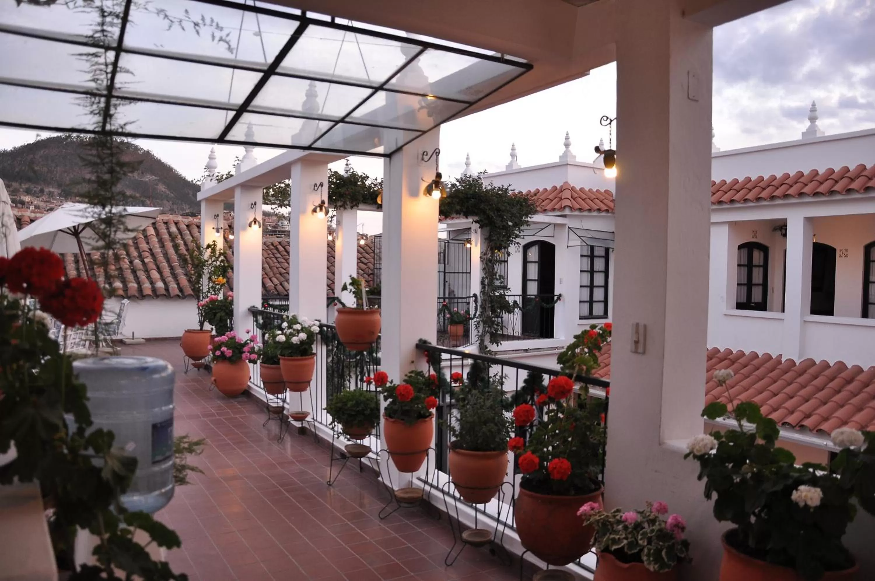 Garden view in El Hotel de Su Merced