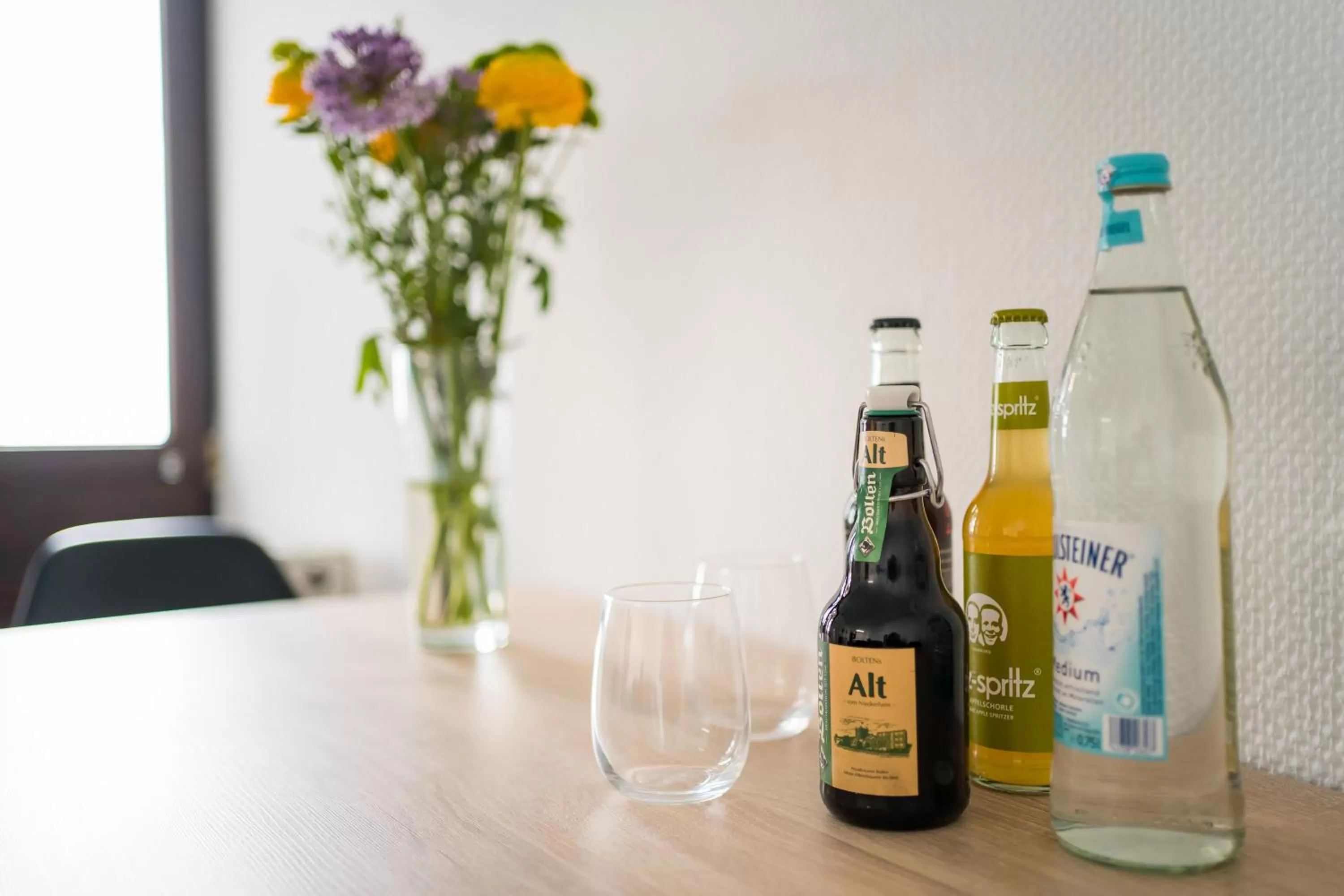 Drinks in Apartments an der Kö