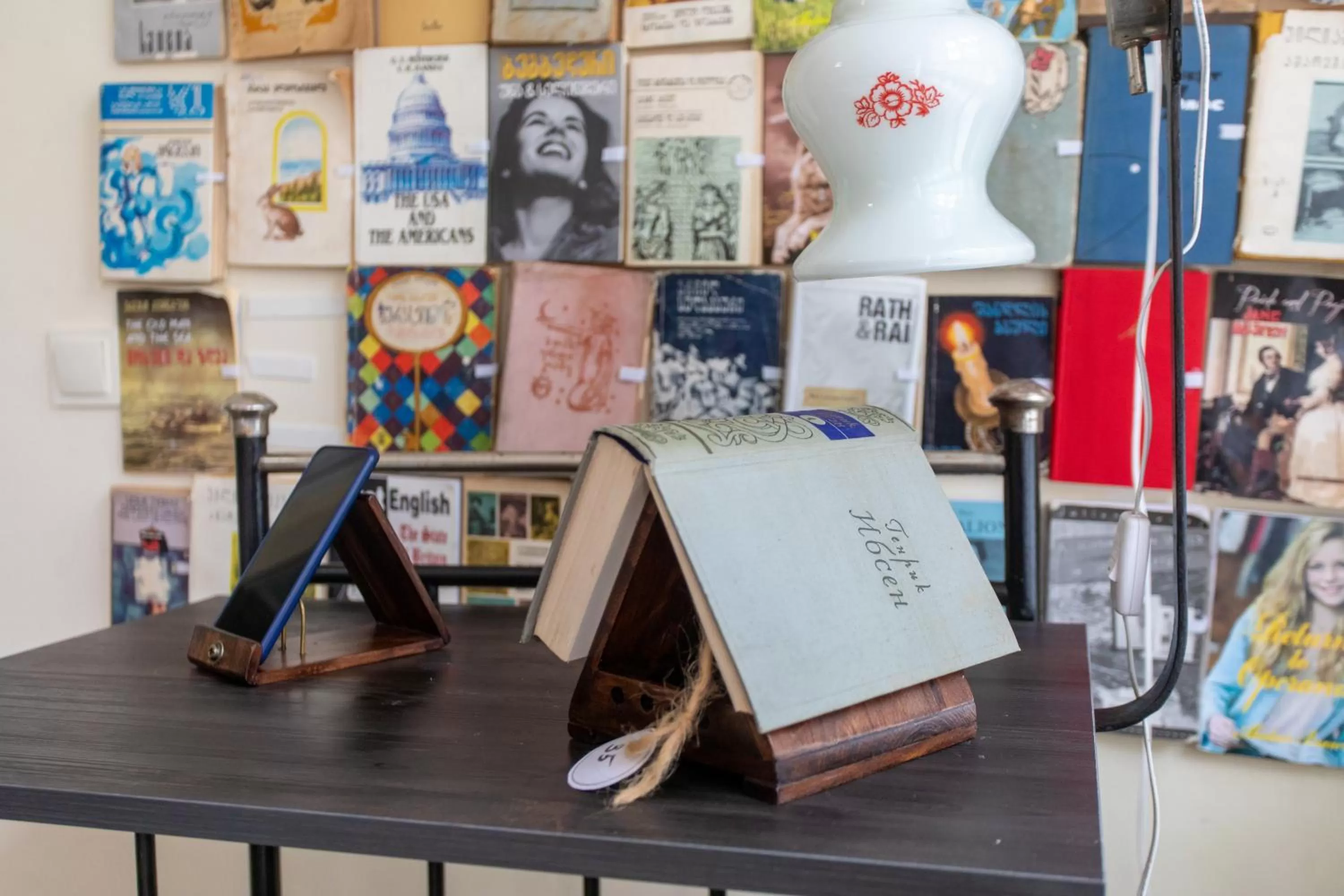 Library in Book Hotel