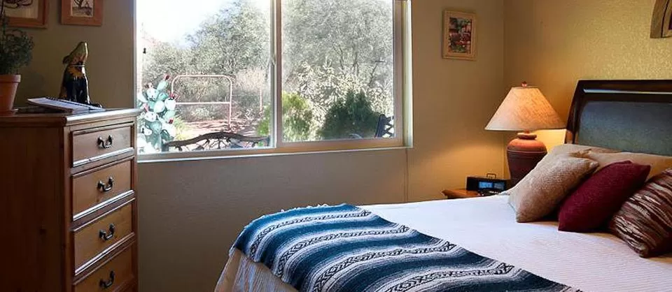 Bed in Cozy Cactus Resort sorta-kinda