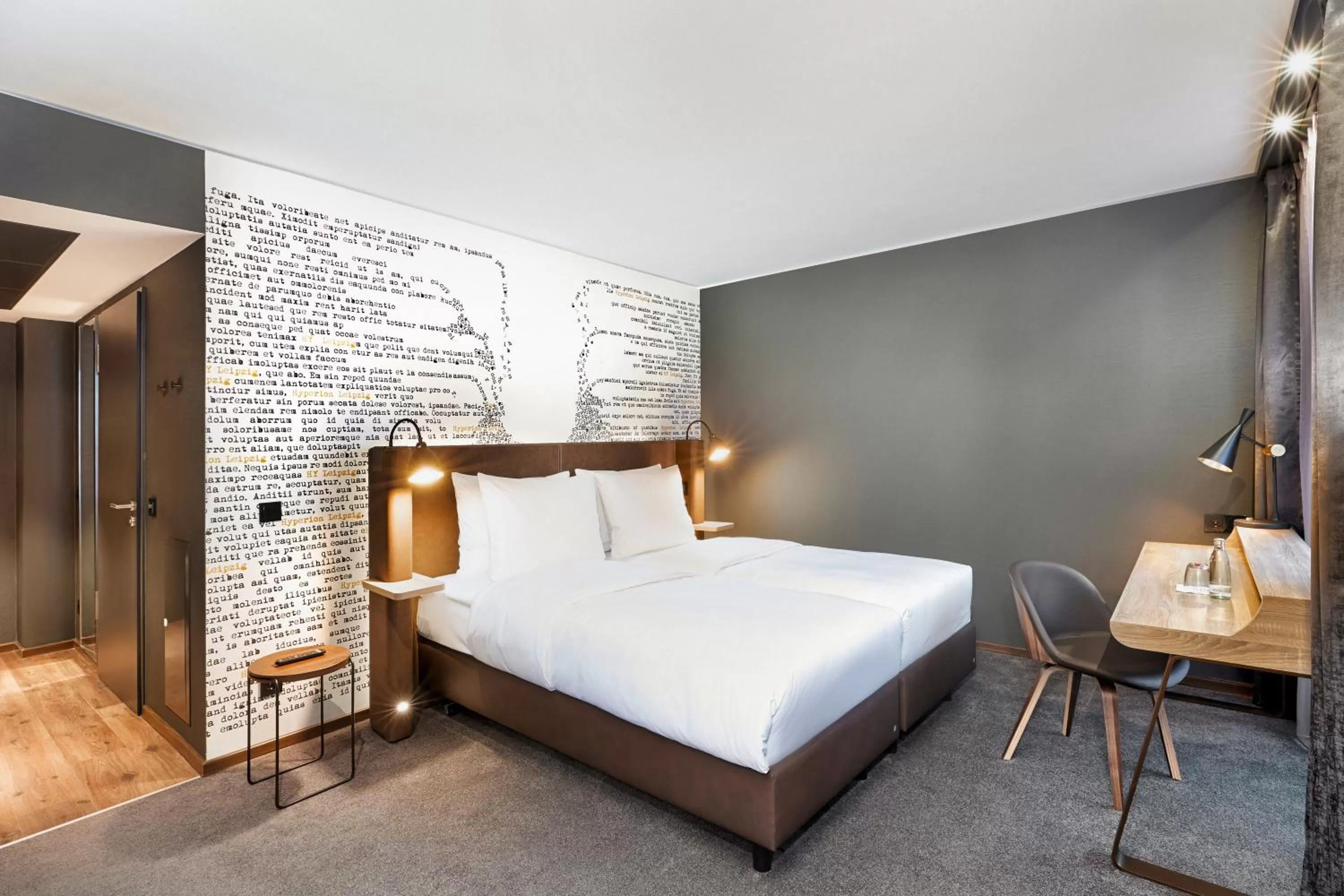 Photo of the whole room, Bed in HYPERION Hotel Leipzig