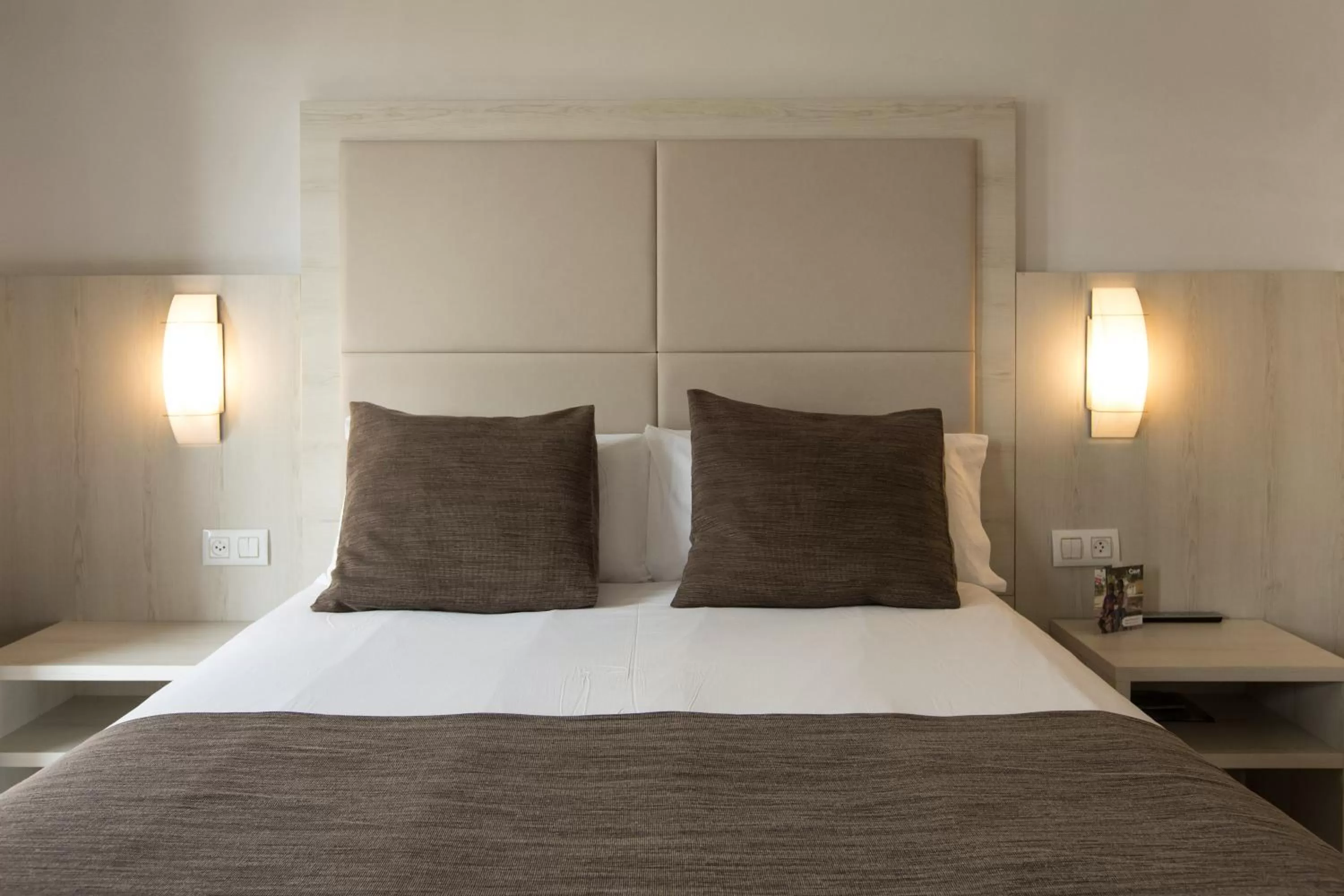 Bed in Hotel Alta Garrotxa