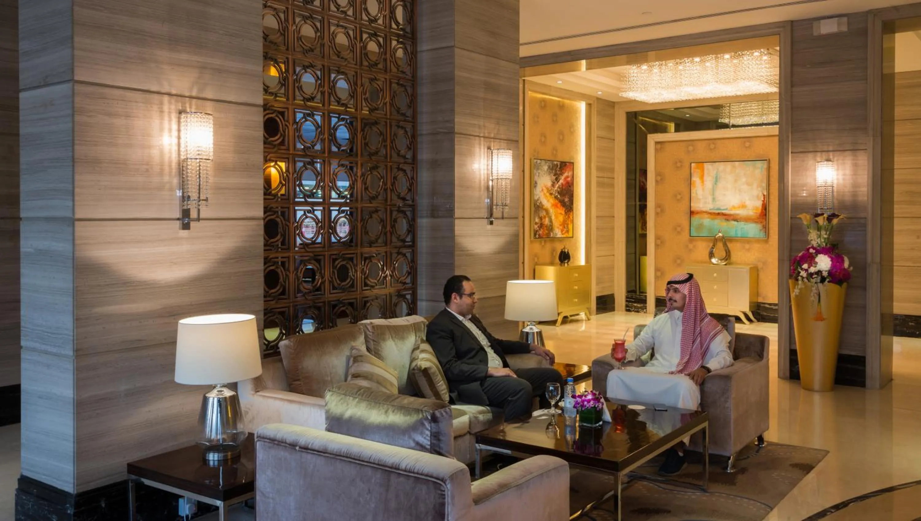 group of guests in Boudl Al Qasr