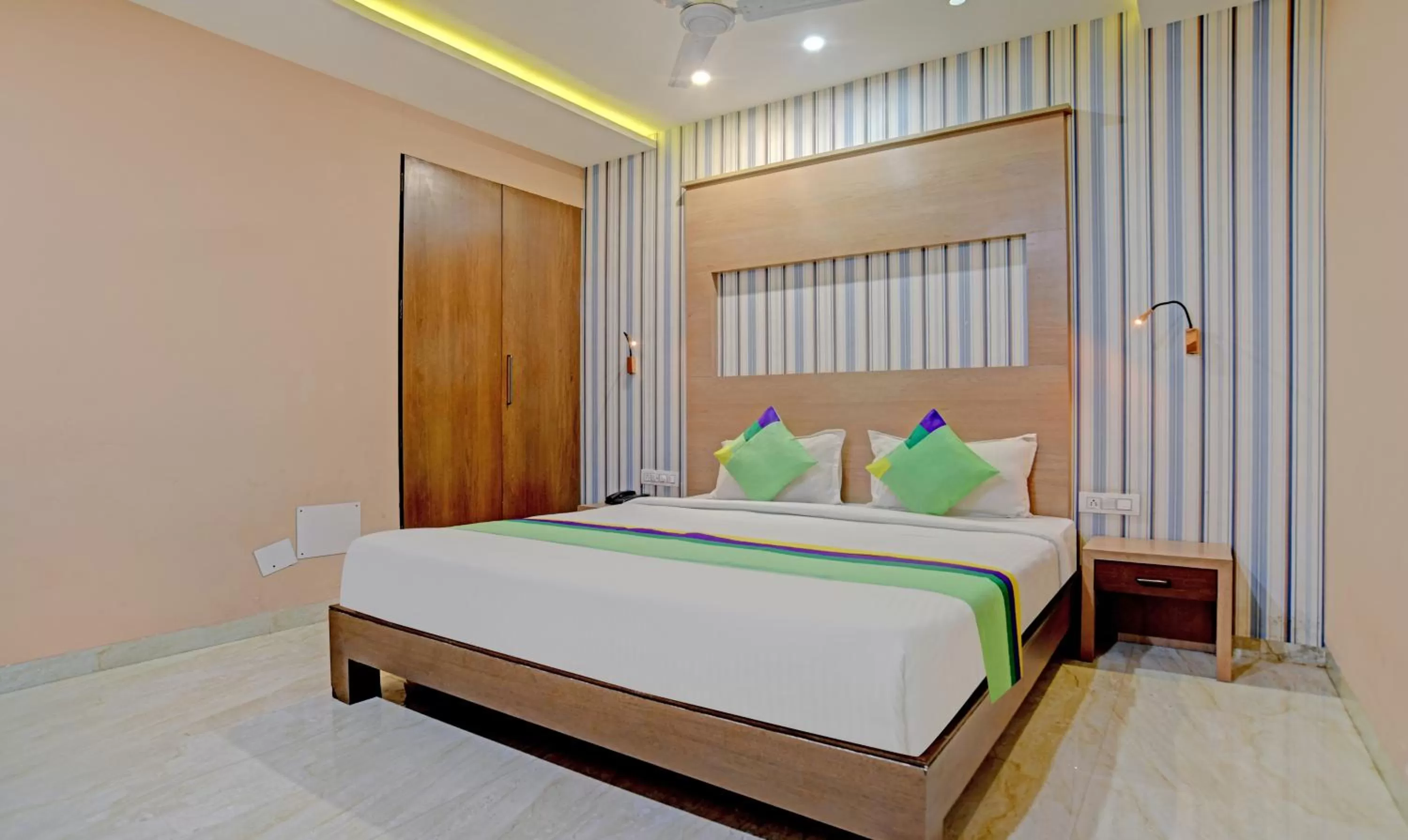 Bed in Treebo Trend Shiv Chhaya Vijay Nagar