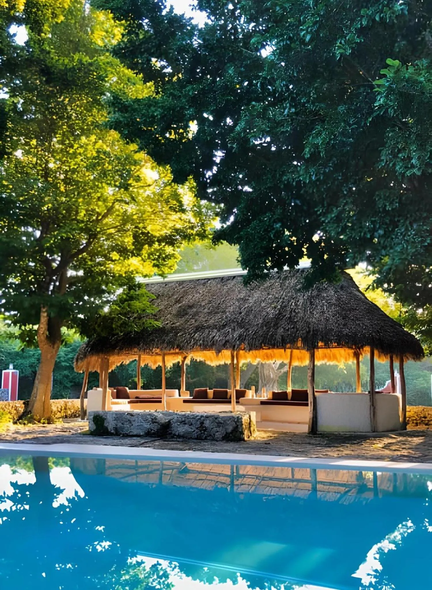 Swimming pool in Hotel Hacienda Ticum
