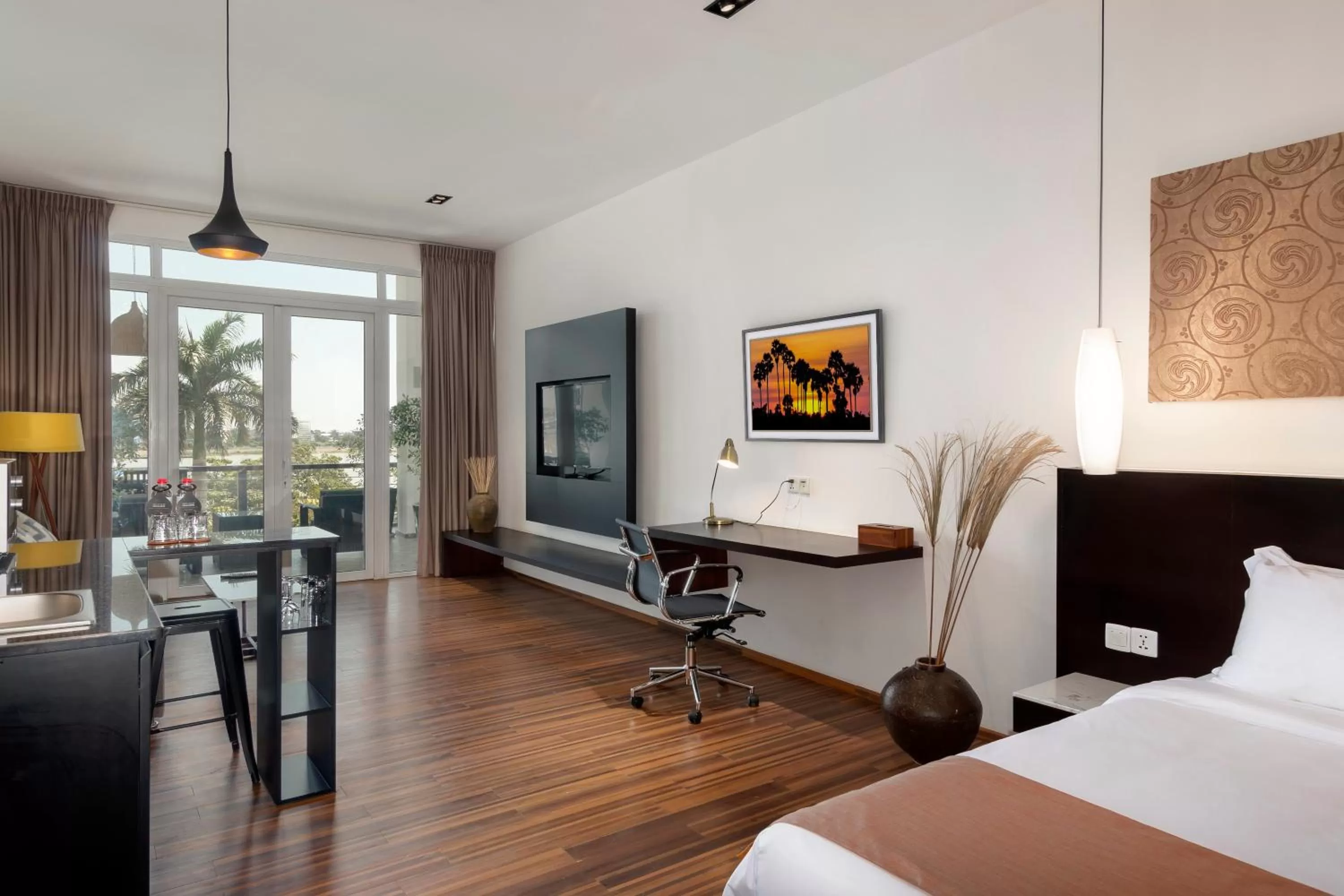 TV and multimedia, Bed in TAO Riverside Residence