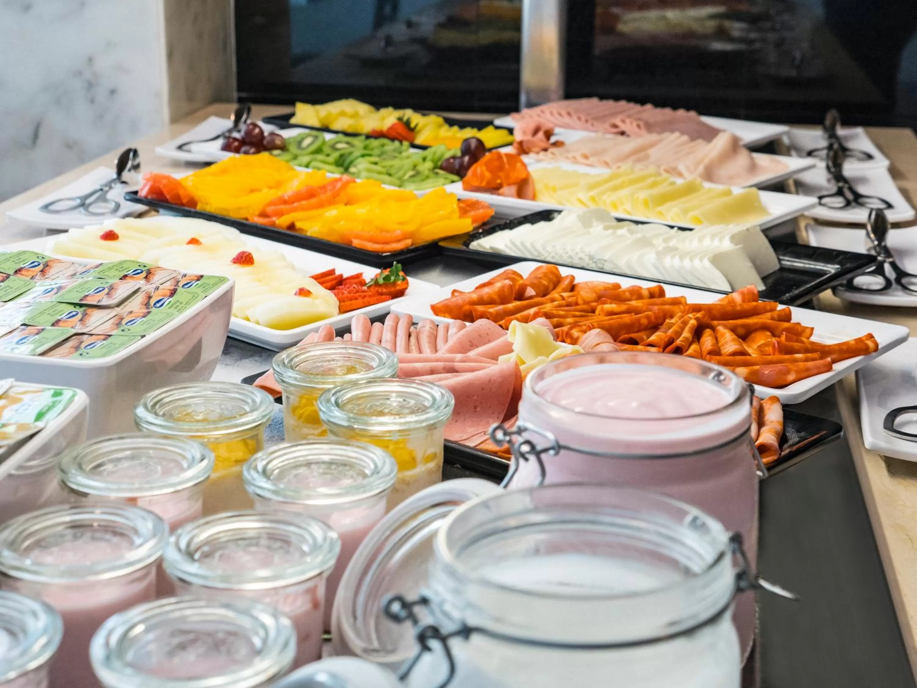 Buffet breakfast in Topazio Vibe Beach Hotel & Apartments - Adults Friendly