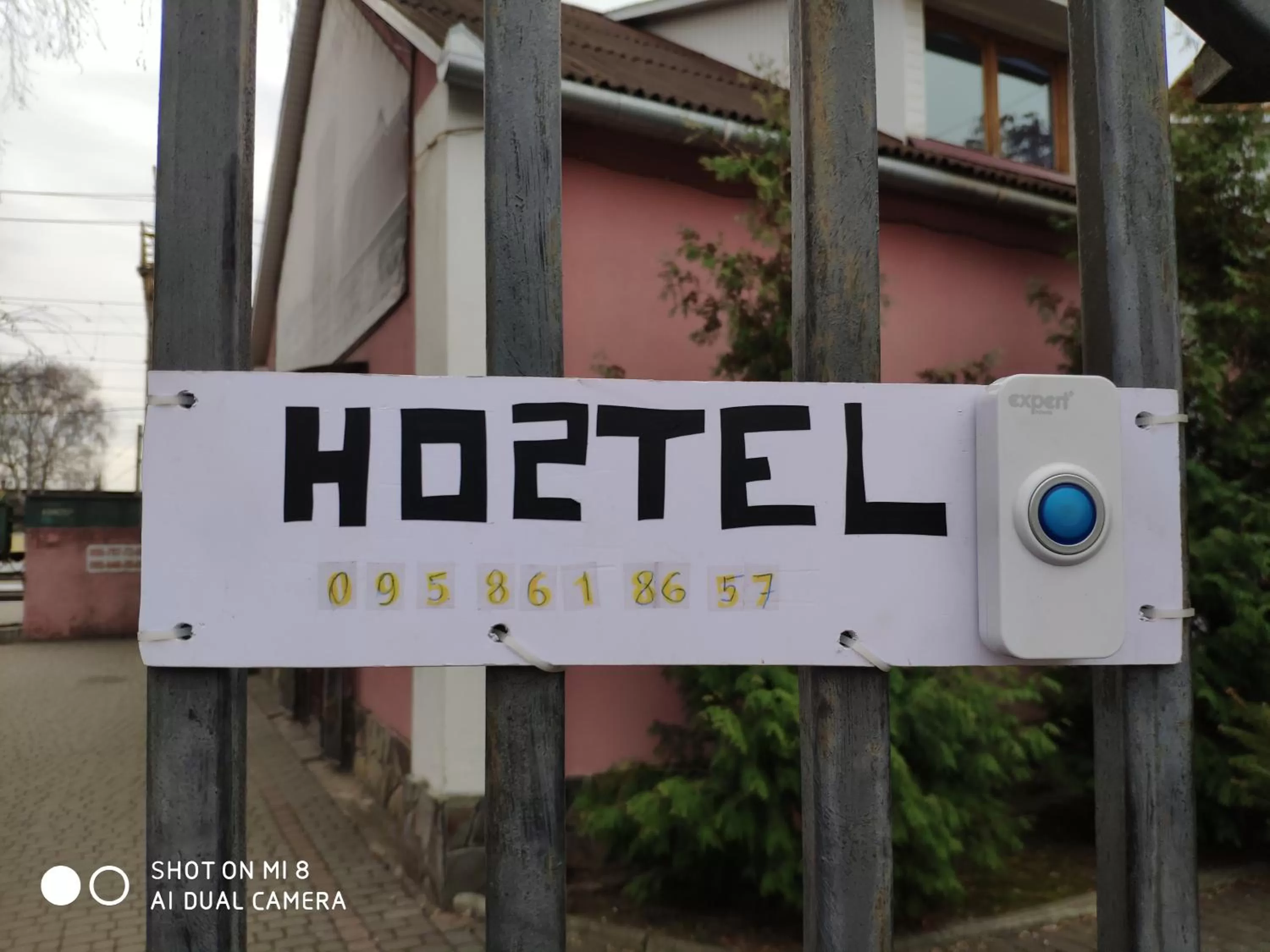 Logo/Certificate/Sign in Hostel Vokzal