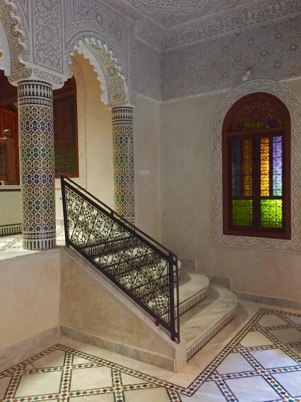 Decorative detail in Riad le petit ksar