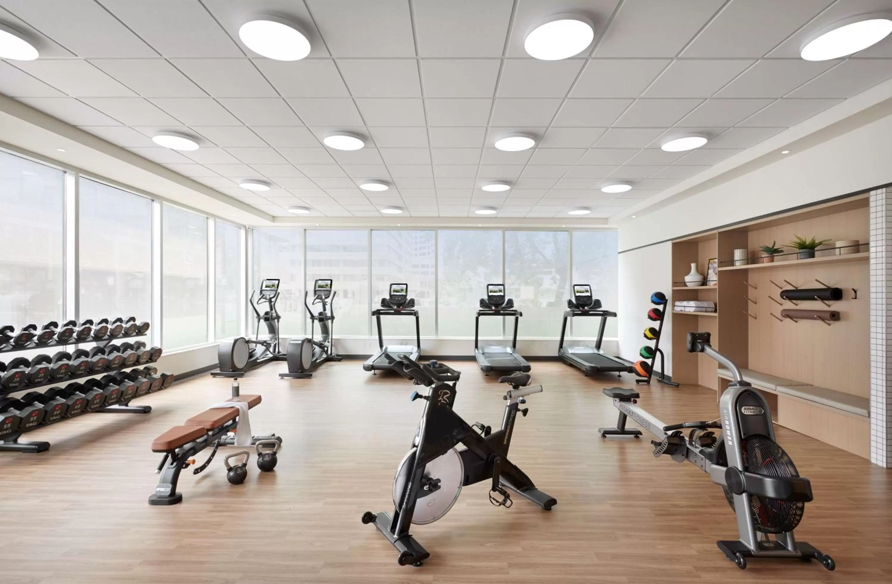 Fitness centre/facilities in The Westley Calgary Downtown, Tapestry Collection By Hilton