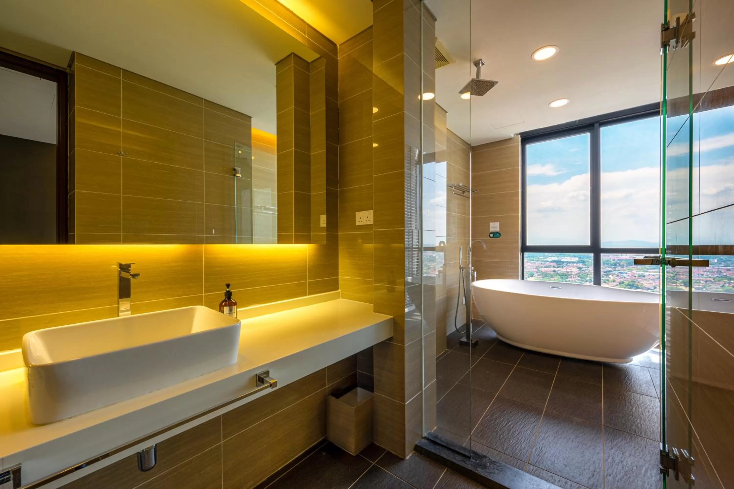 Bathroom in Greystone 99 Suites