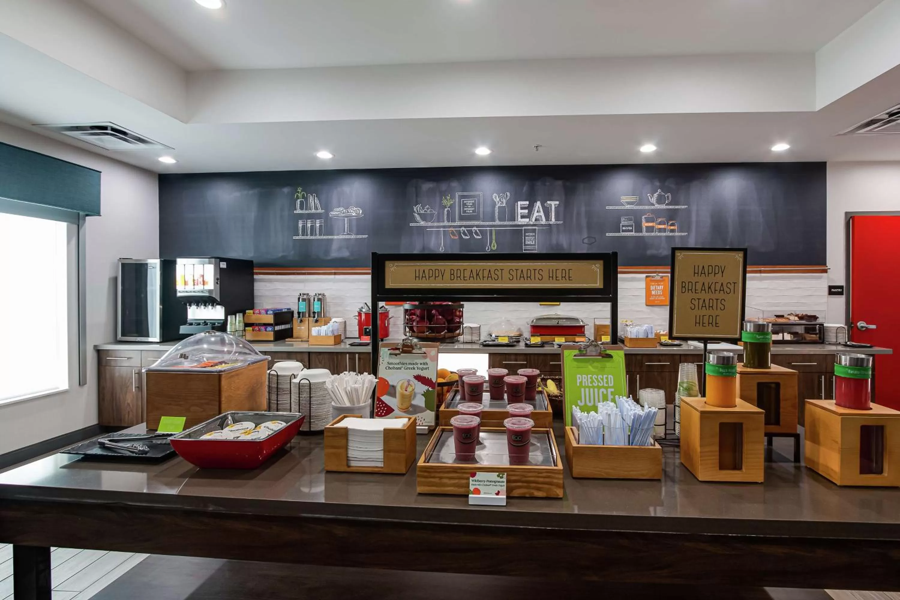 Breakfast in Hampton Inn Oak Grove Fort Campbell