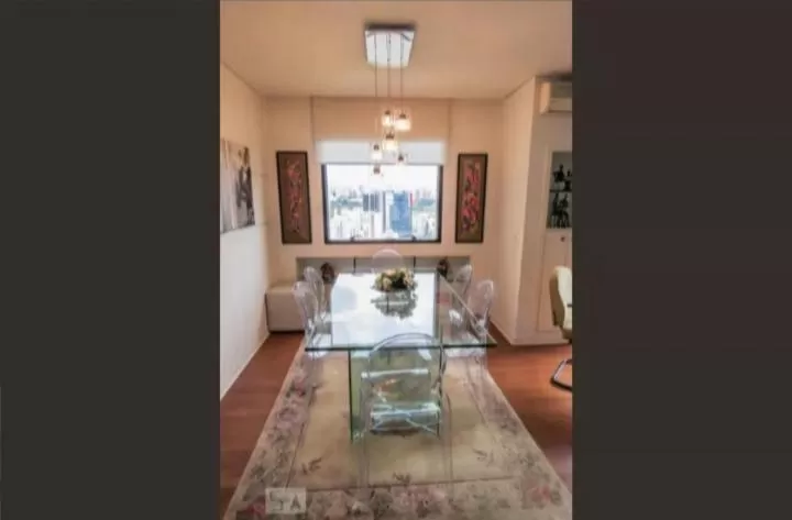 Dining Area in Flat no Itaim Bibi