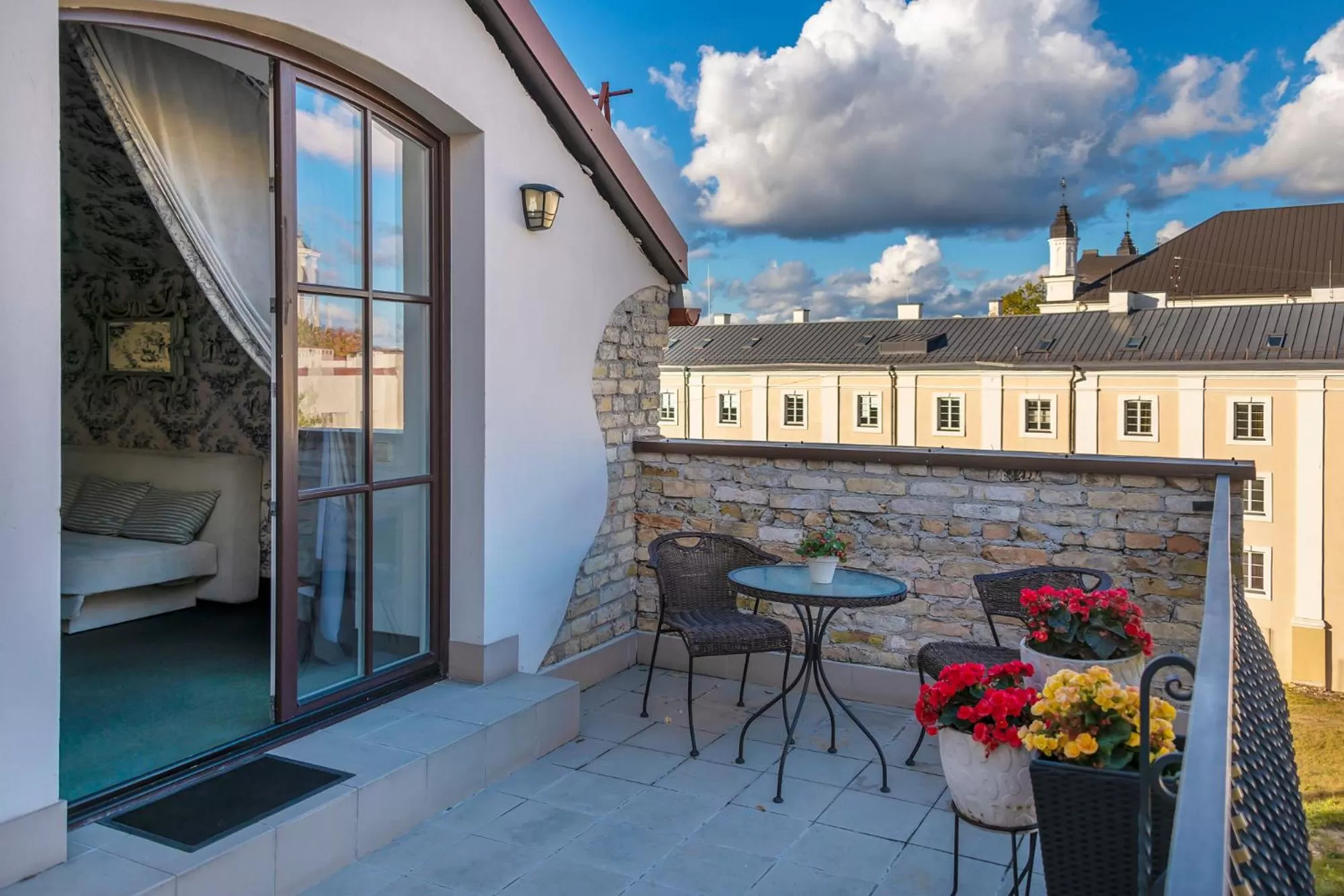 Patio in Moon Garden Old Town Hotel