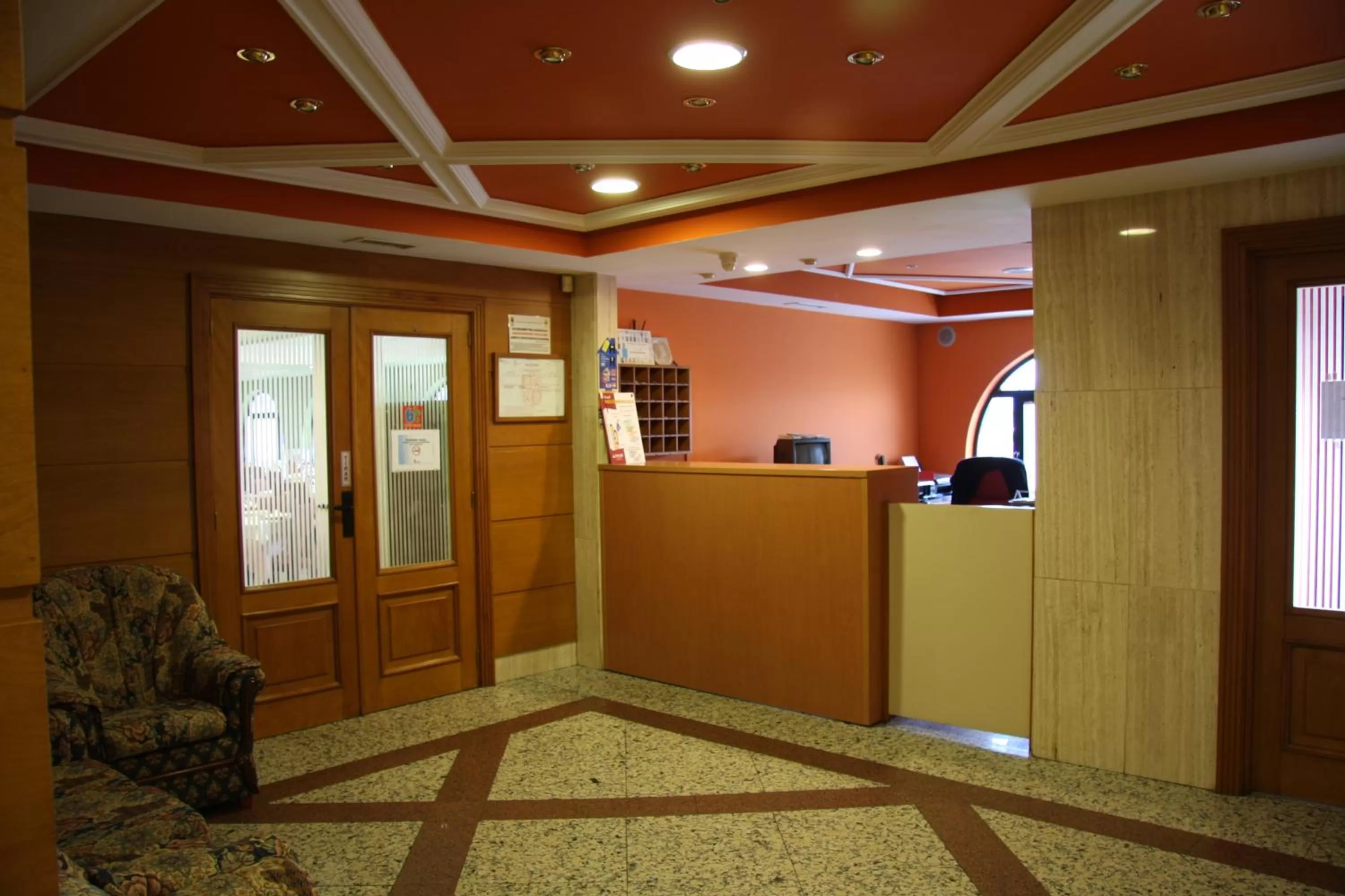 Lobby or reception in Hotel Alameda