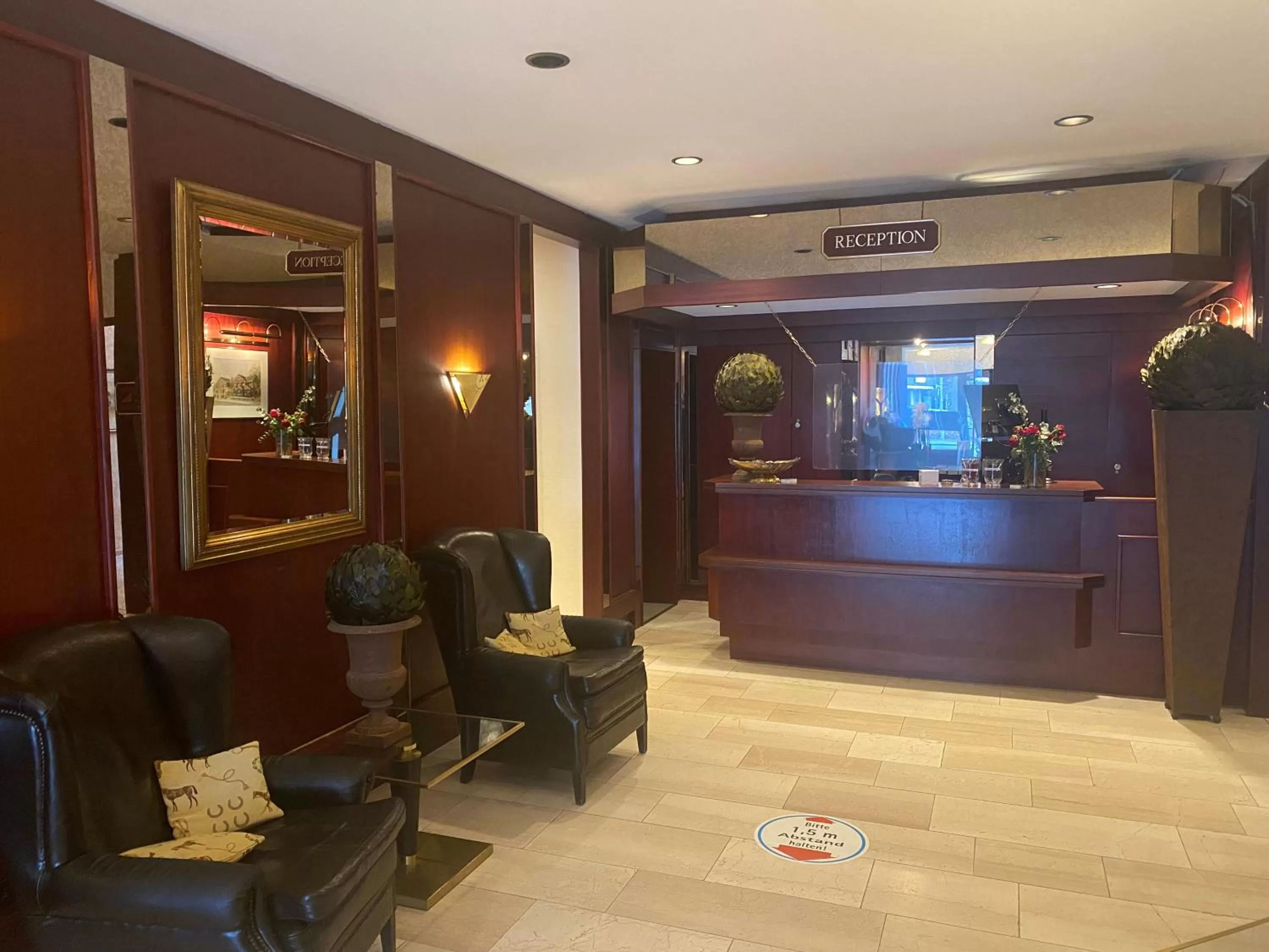 Lobby or reception in Hotel Villa Sophia